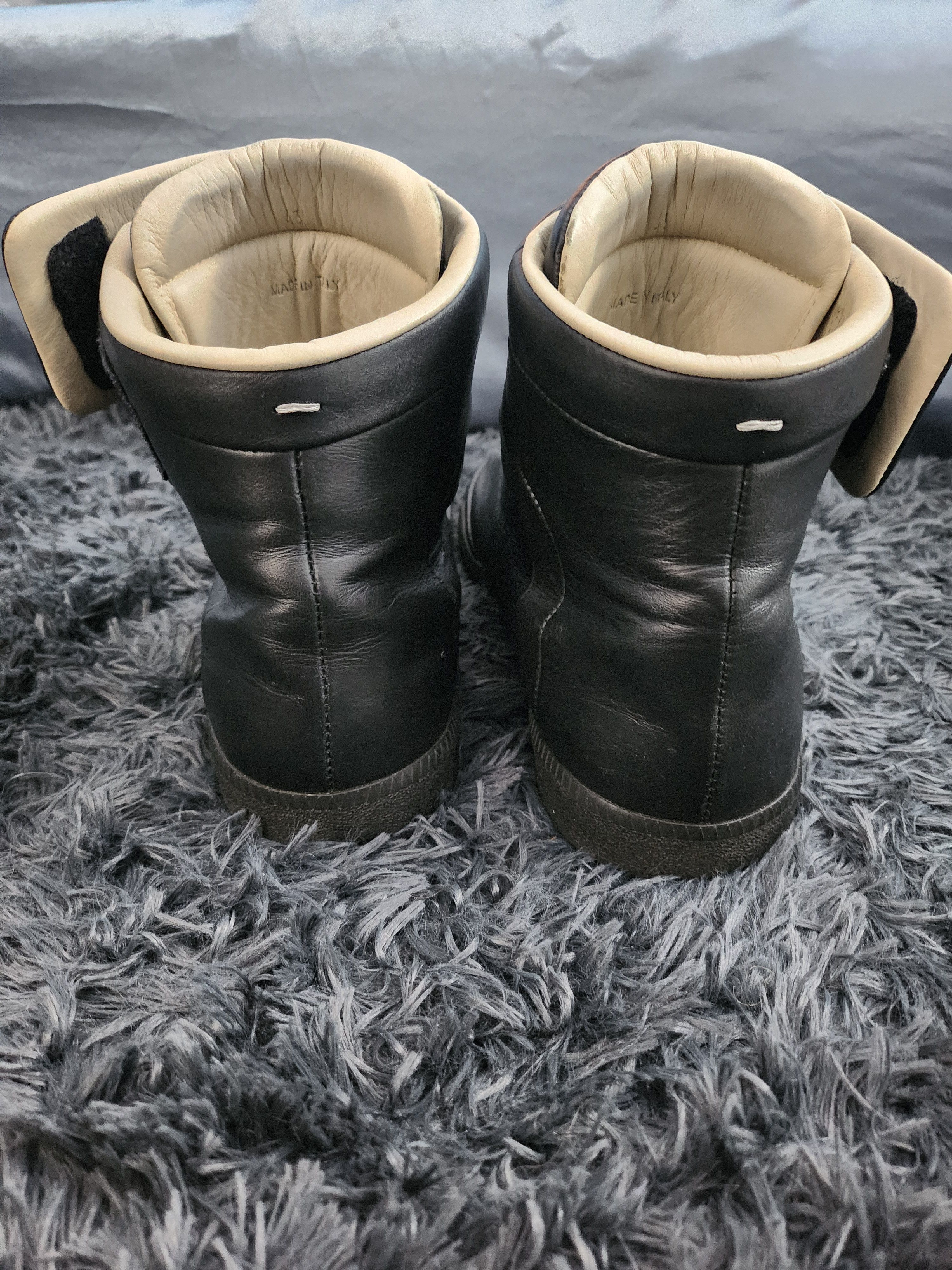 Maison Margiela Maison Margiela Future High black leather Size US 9.5 / EU 42-43 - 2 Thumbnail