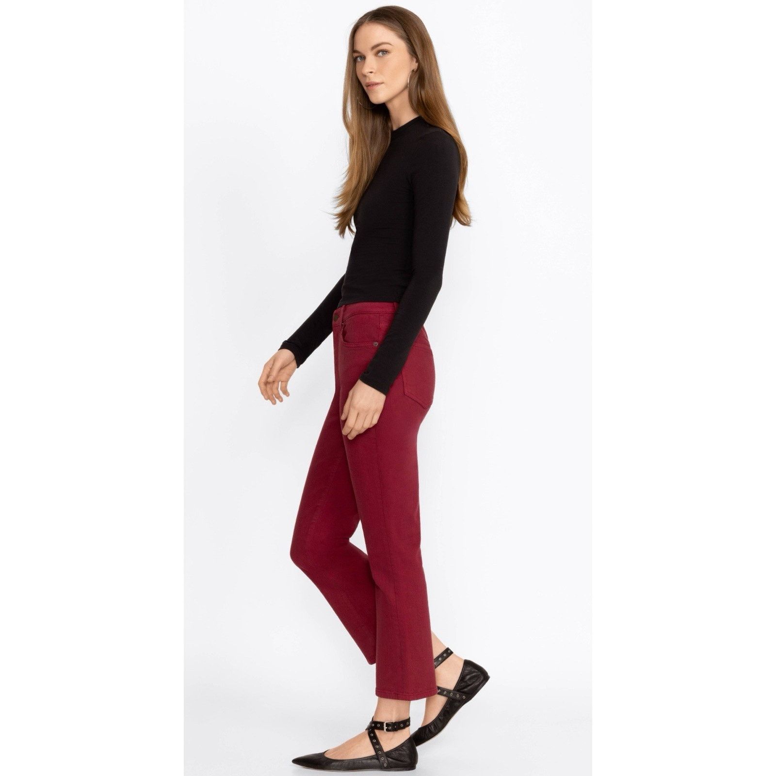 Johnny Was Johnny Was Marseille Baby Boot Jeans Size 32 Cranberry Size 32" / US 10 / IT 46 - 2 Thumbnail