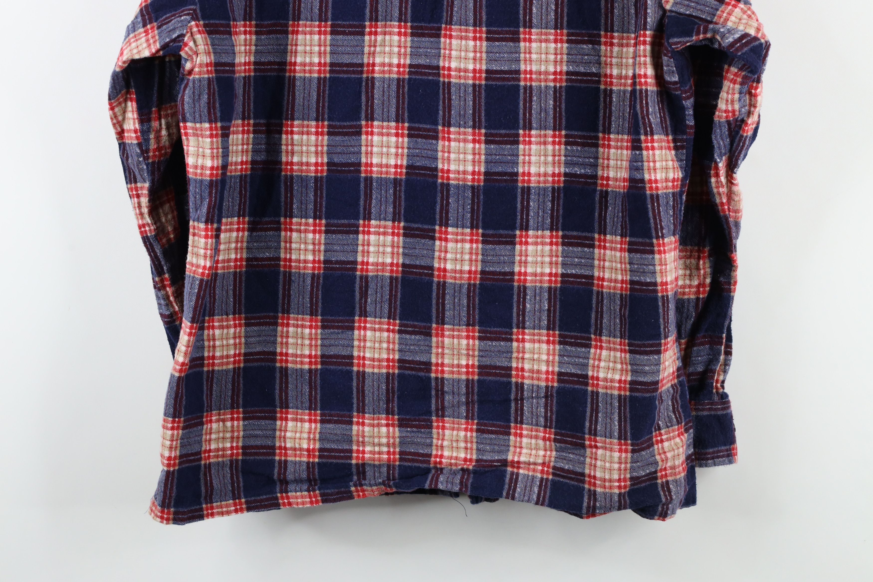 Vintage Vintage 70s Streetwear Flannel Collared Button Shirt Plaid Size US M / EU 48-50 / 2 - 12 Thumbnail