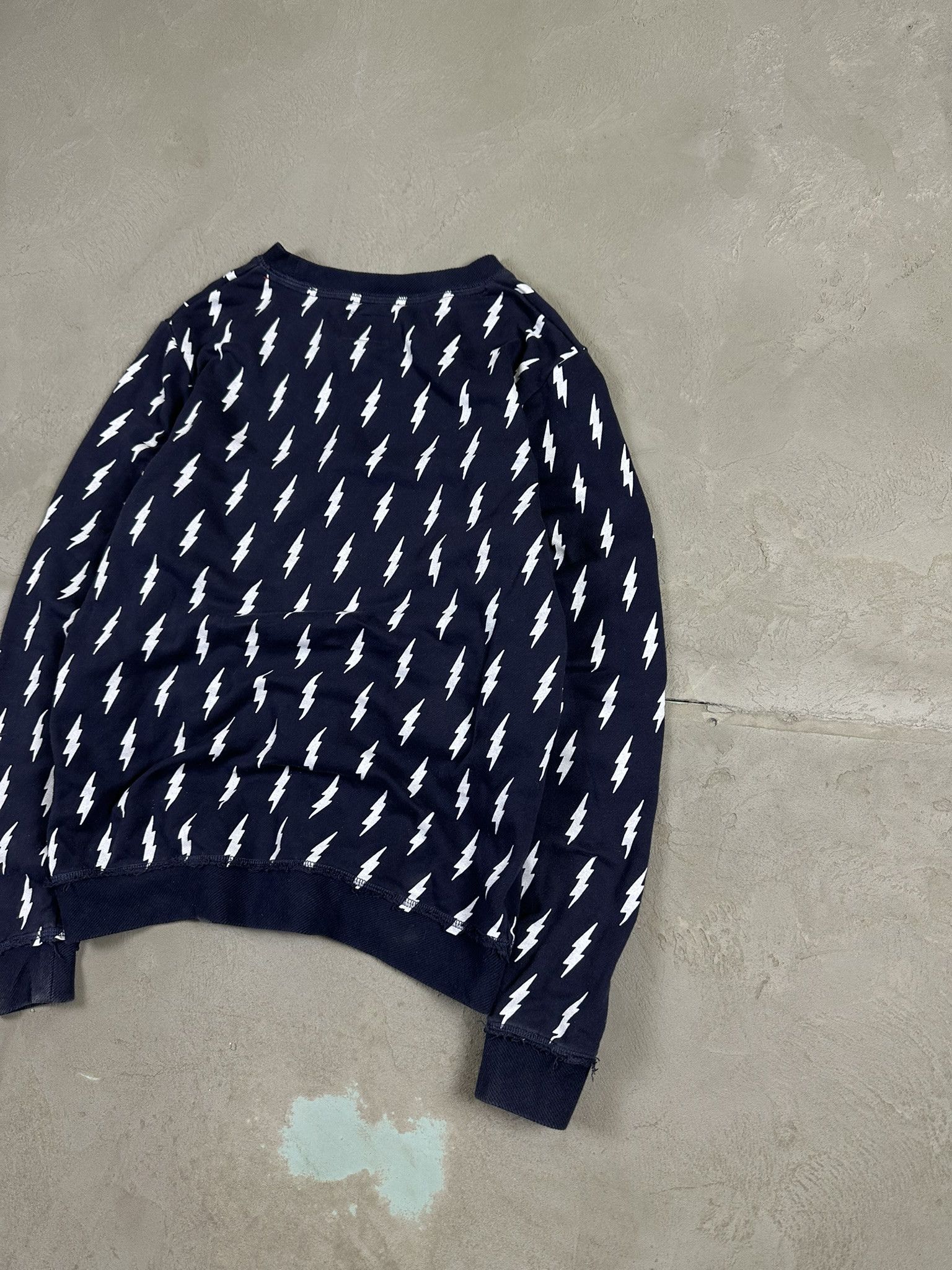 Zadig & Voltaire Zadig & Voltaire Lightning Pattern Logo Sweatshirt Crewneck Size US S / EU 44-46 / 1 - 11 Thumbnail