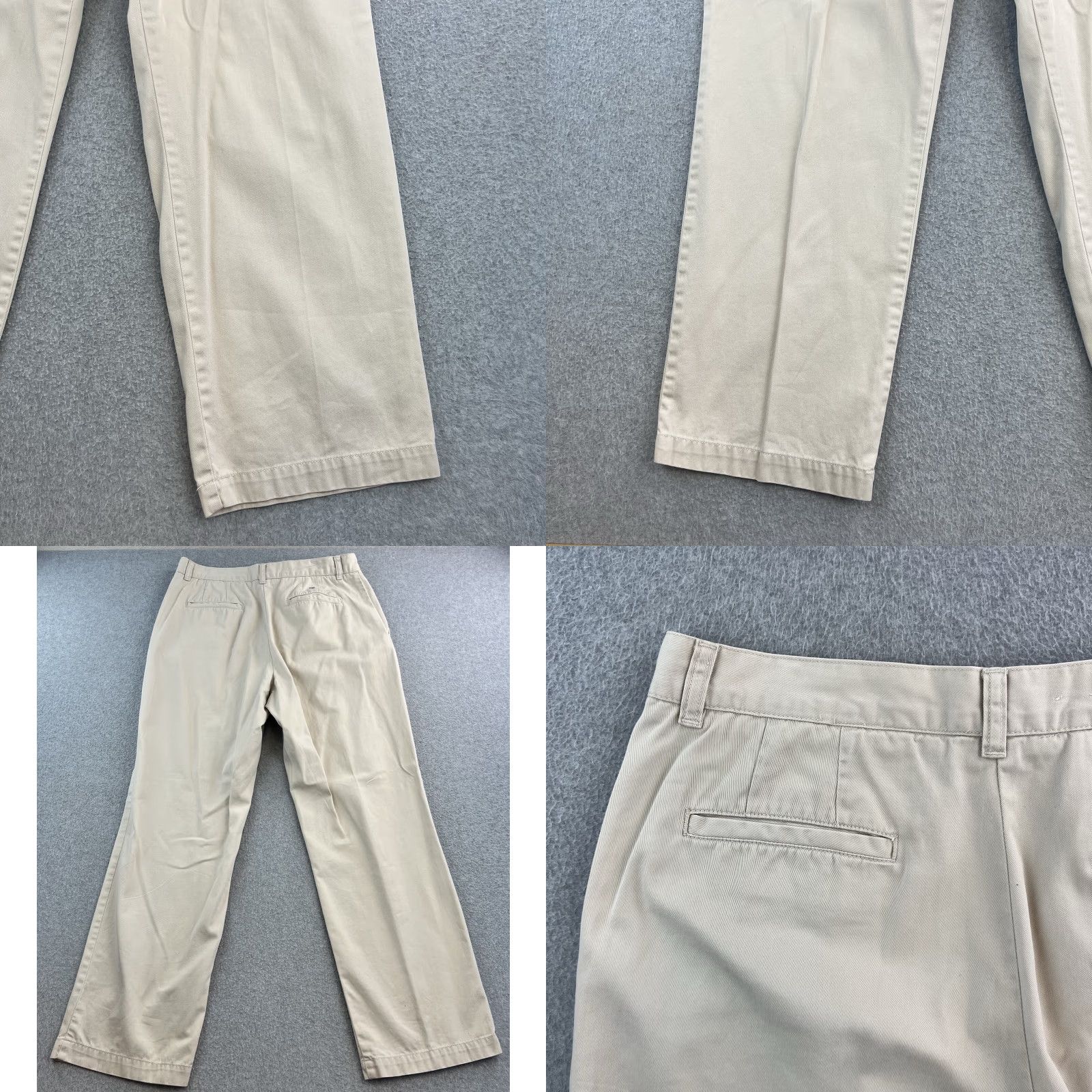 Tommy Hilfiger Tommy Hilfiger Pants Womens 12 Beige Straight Leg Casual Preppy Ladies Size 34" / US 12 / IT 48 - 8 Thumbnail