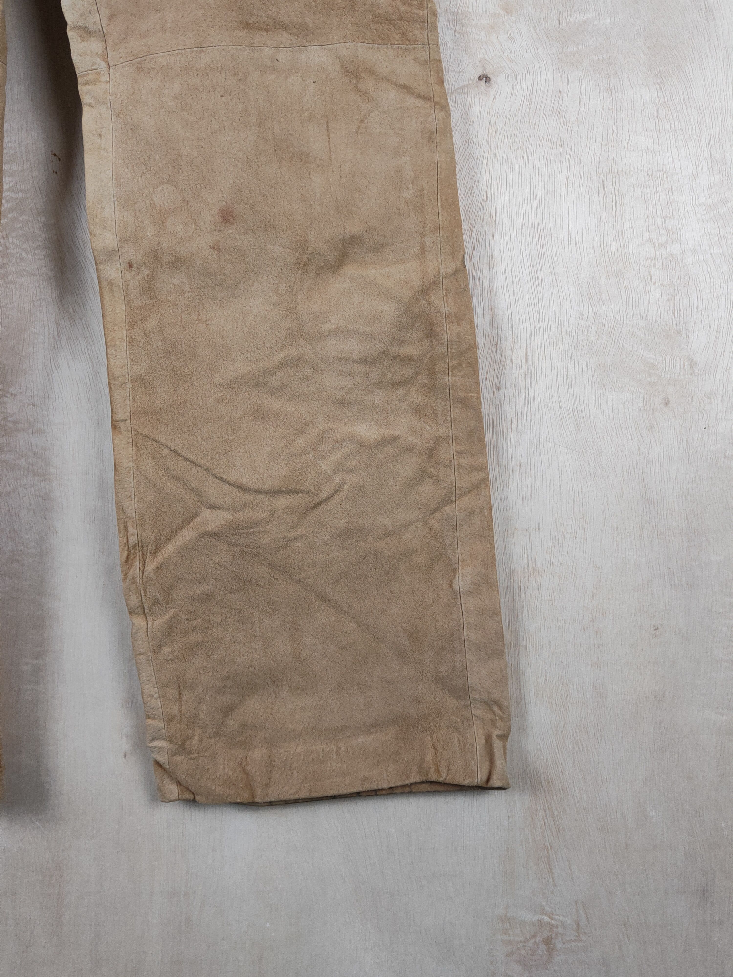 Leather Chadwick's Brown Multipocket Leather Pants #S2540 Size 28" / US 6 / IT 42 - 6 Thumbnail