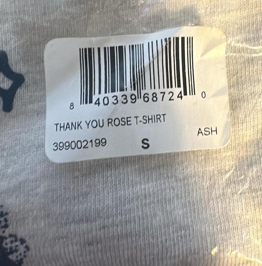 Market Thank you Graphic Rose Tee T-shirt Size US S / EU 44-46 / 1 - 2 Thumbnail