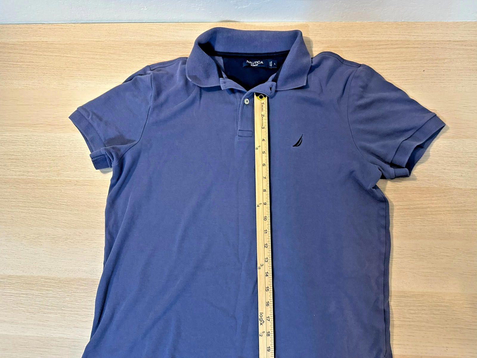 Nautica NAUTICA Slim Fit Polo Navy Blue, Men's Size Large Size US L / EU 52-54 / 3 - 3 Thumbnail