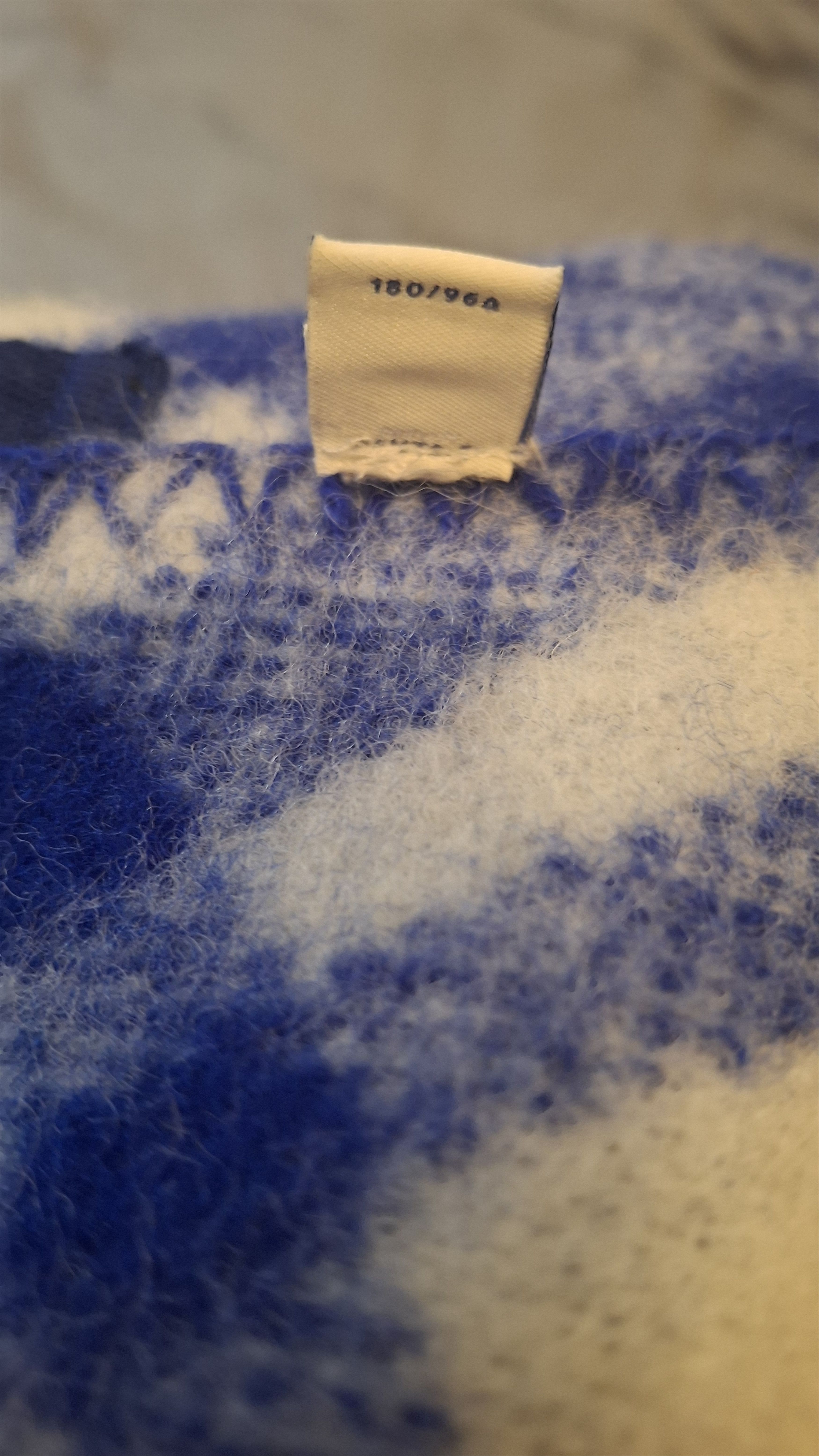 Burberry BURBERRY – Blue Wool Blanket Coat Size US M / EU 48-50 / 2 - 12 Thumbnail