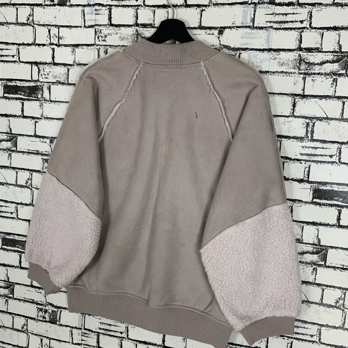 Designer × Japanese Brand × Vintage W Closet Sherpa Fleece ZipUp Jacket Size ONE SIZE - 14 Thumbnail