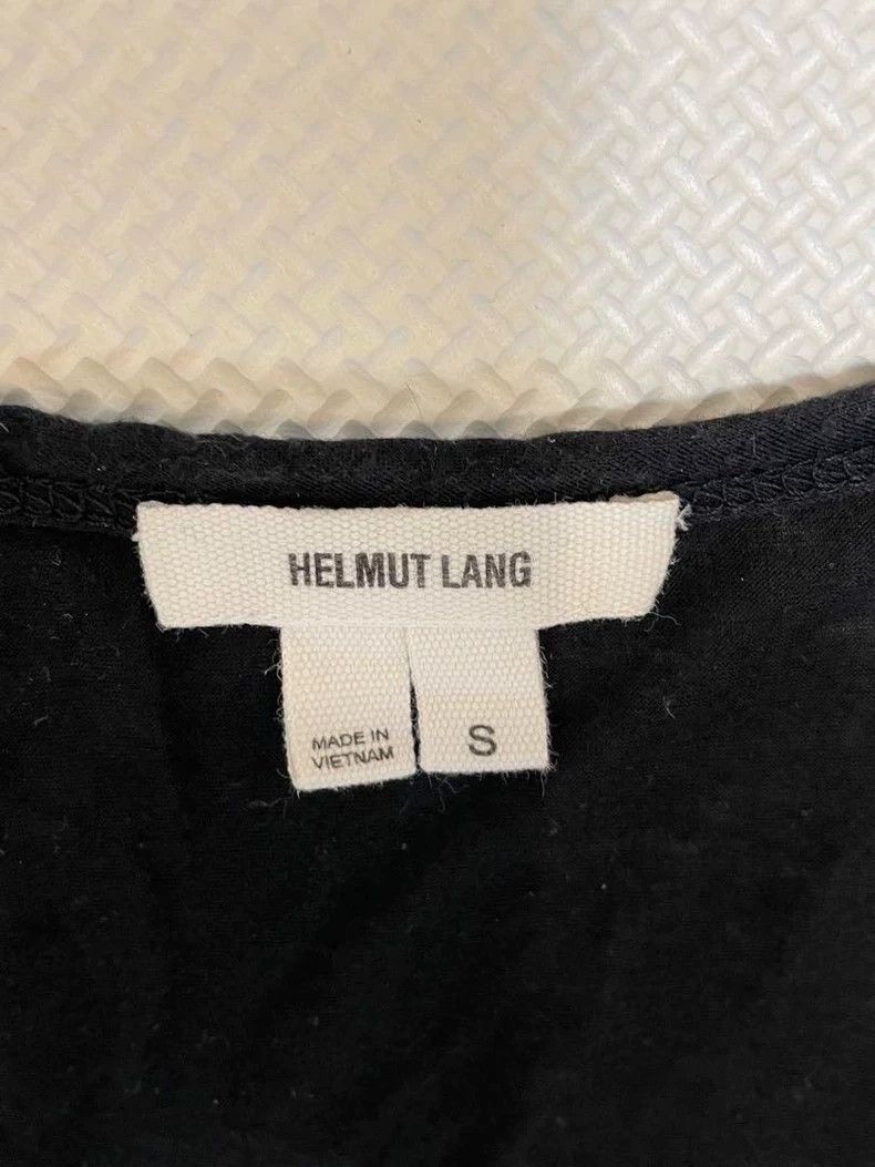 Helmut Lang HELMUT LANG A sleeveless black vest with a short front and Size S / US 4 / IT 40 - 4 Thumbnail