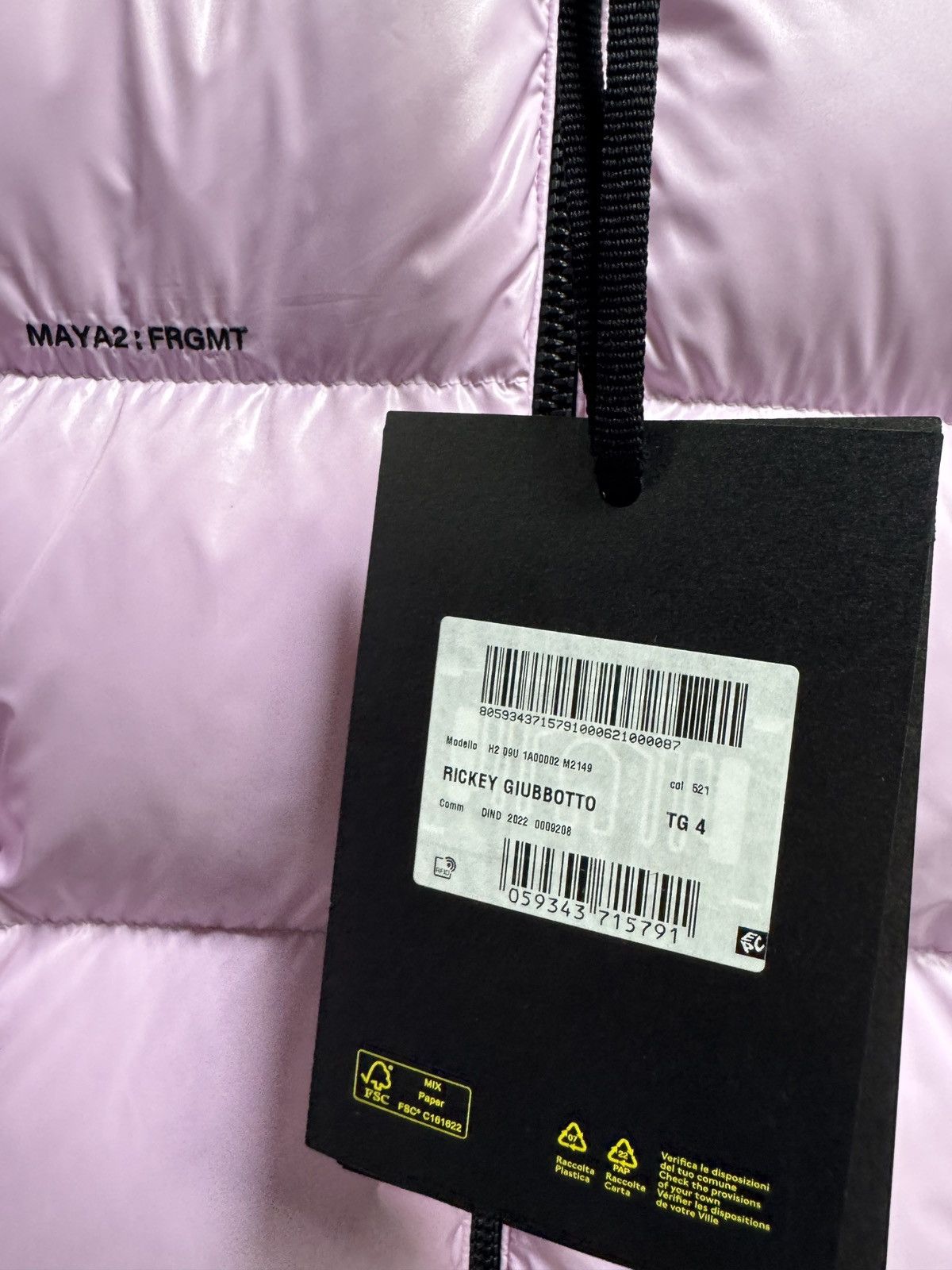 Moncler Moncler x Fragment Maya 2 Size US L / EU 52-54 / 3 - 5 Thumbnail