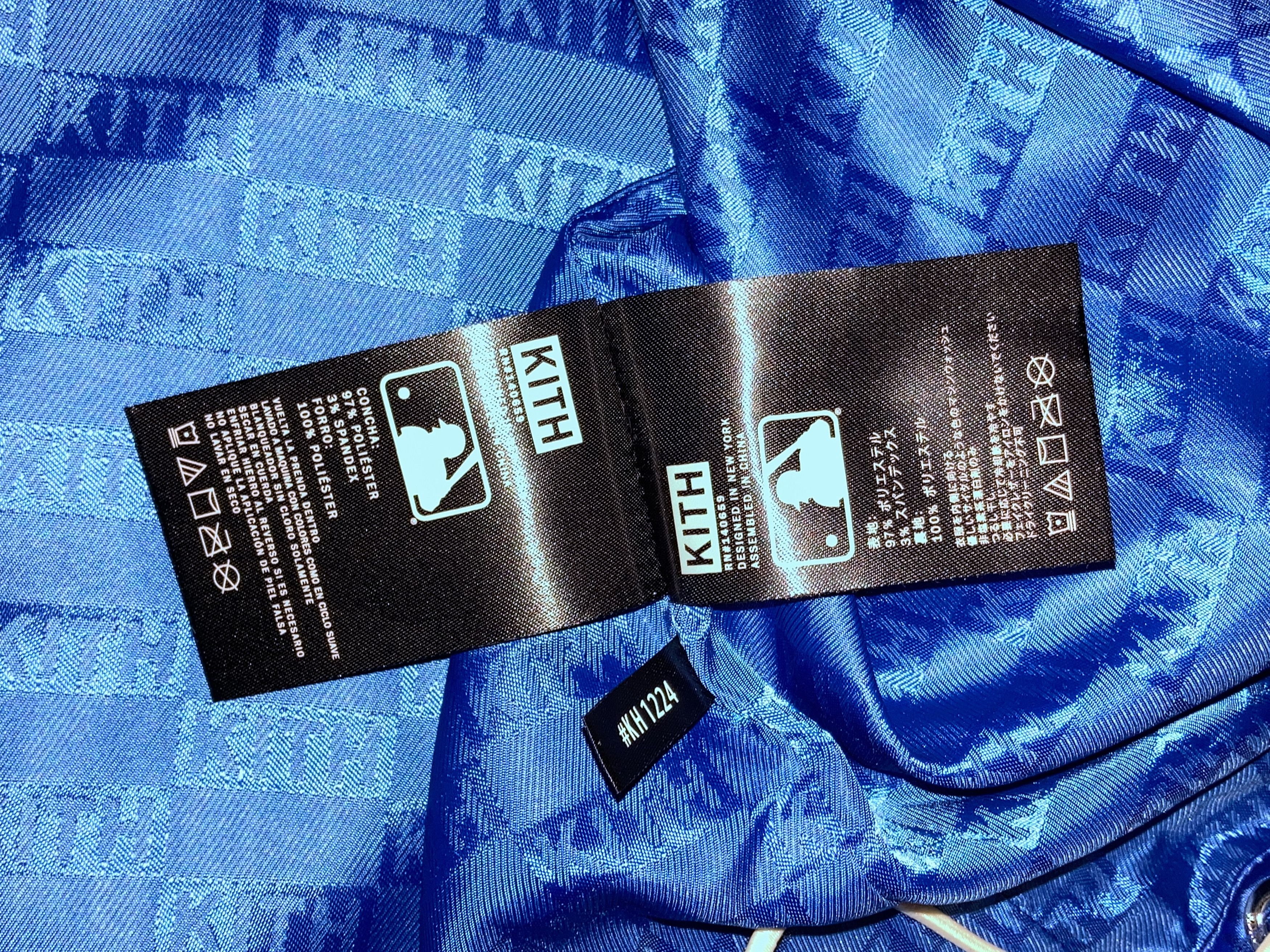 Kith Kith x Dodgers La MLB coaches Jacket Blue Size L Size US L / EU 52-54 / 3 - 12 Thumbnail