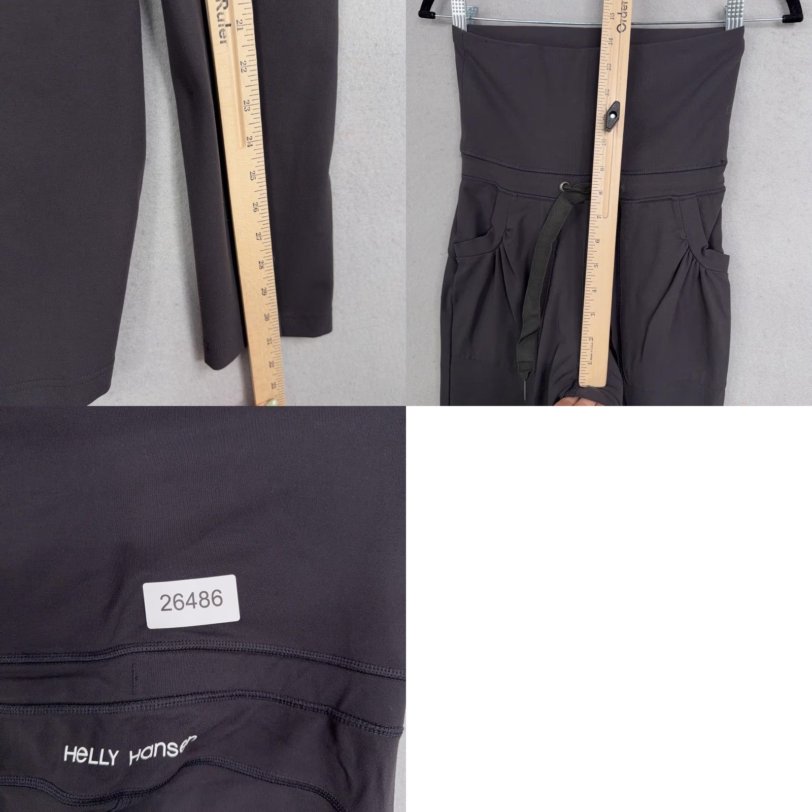 Helly Hansen Helly Hansen Pants Womens XS Gray Training High Rise Foldover Waist Pockets Track Pants Athletic Short/Long? No—keep exact words. Size 26" / US 2 / IT 38 - 9 Thumbnail