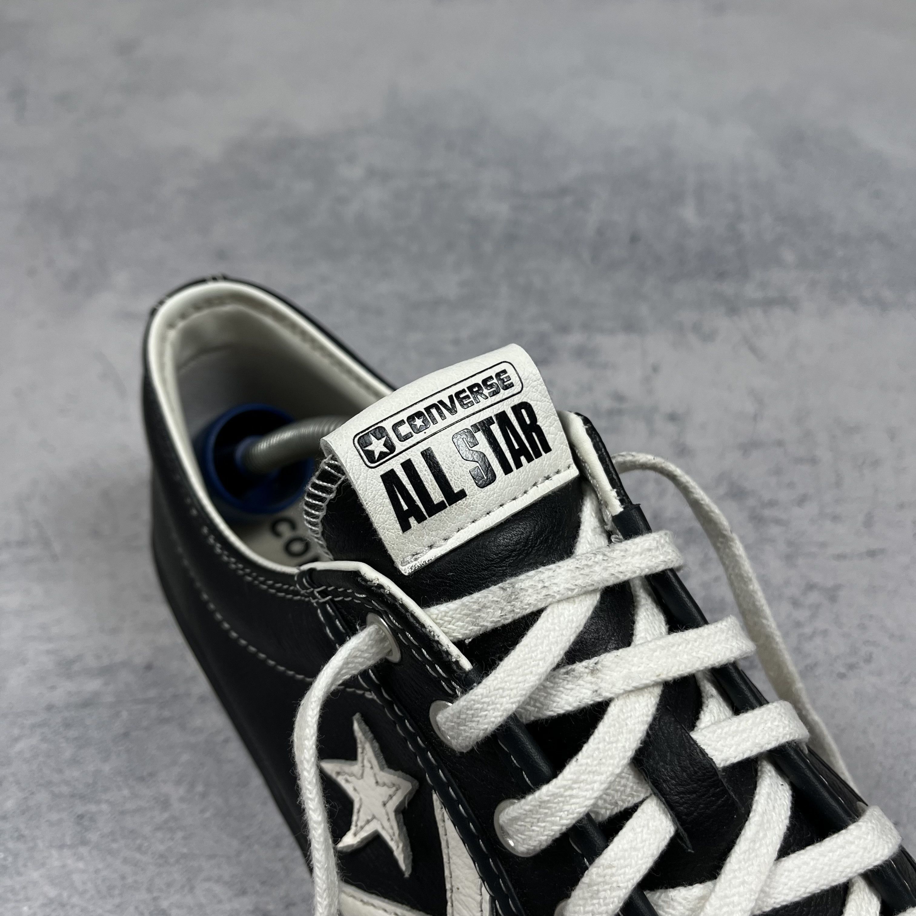 Converse Converse Star Player 76 Black Leather Low Top Sneakers Size US 11 / EU 44 - 7 Thumbnail