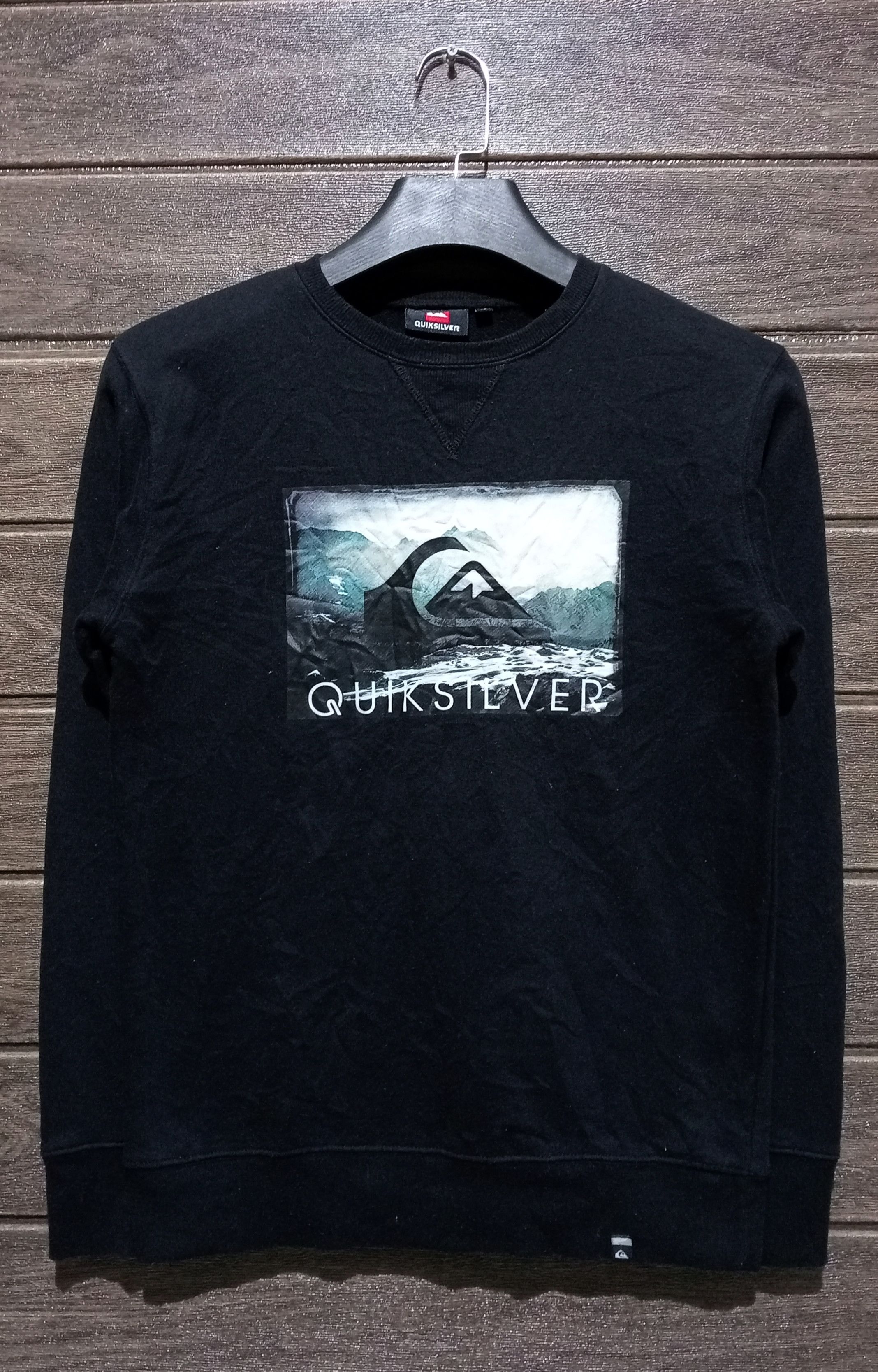 Quiksilver Vintage Quiksilver Crewneck Sweatshirt Rare Size US S / EU 44-46 / 1 - 1 Thumbnail