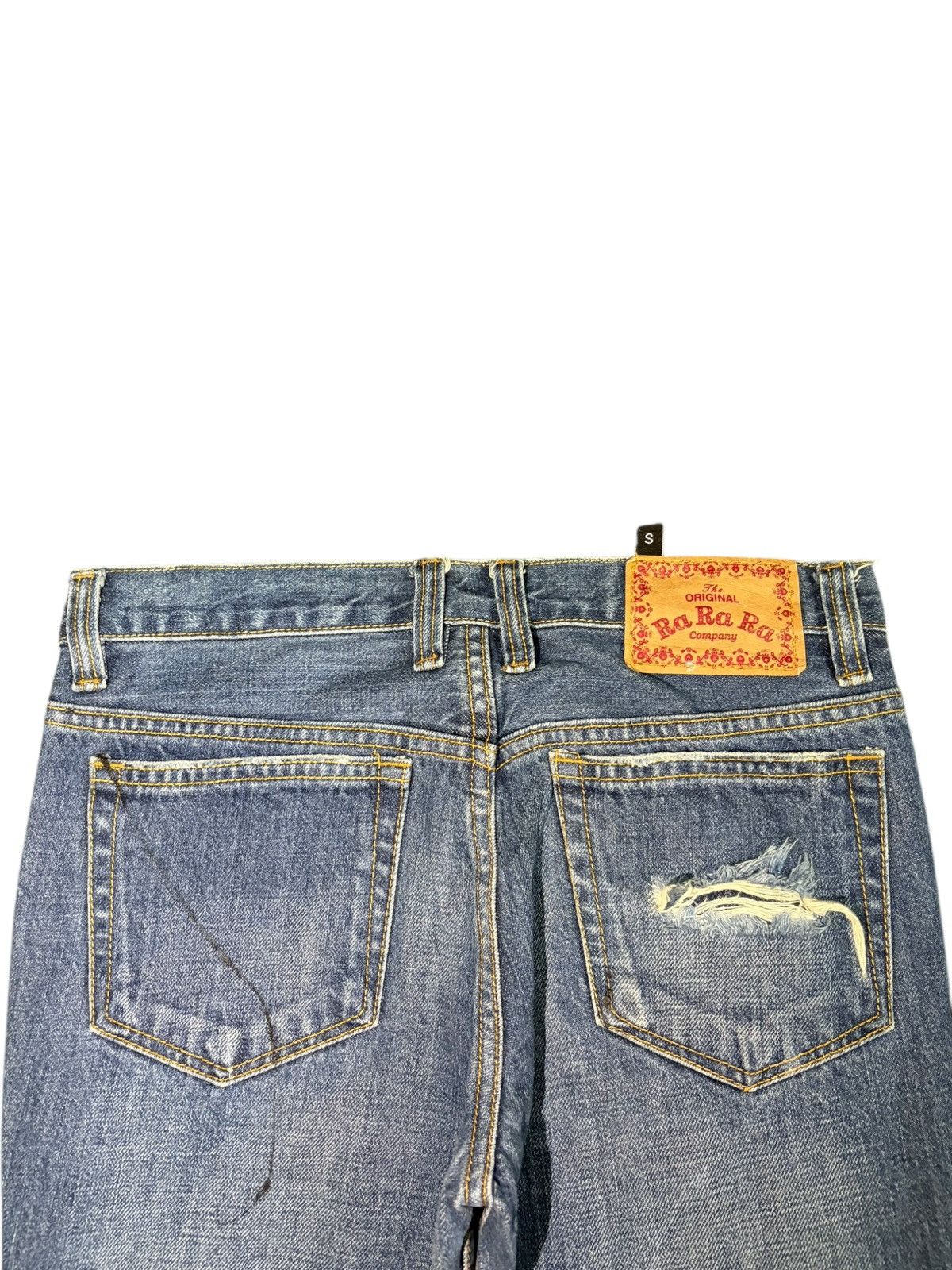 Hysteric Glamour Vintage Japanese Brand Distress Low Rise Flare Jeans Size 29" - 4 Thumbnail