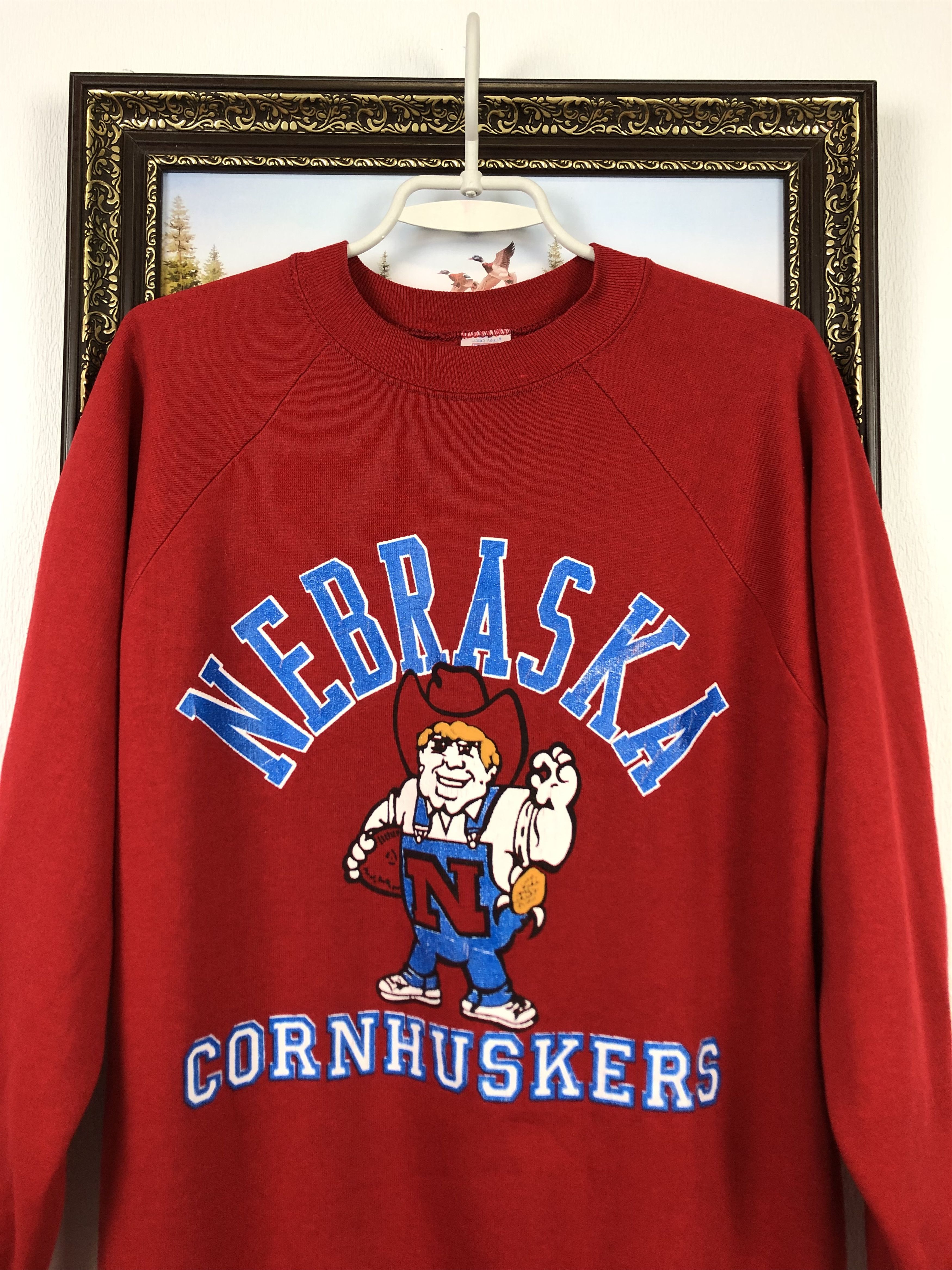 Vintage Vintage Nebraska Huskers Sweatshirt Football University Size US M / EU 48-50 / 2 - 2 Thumbnail