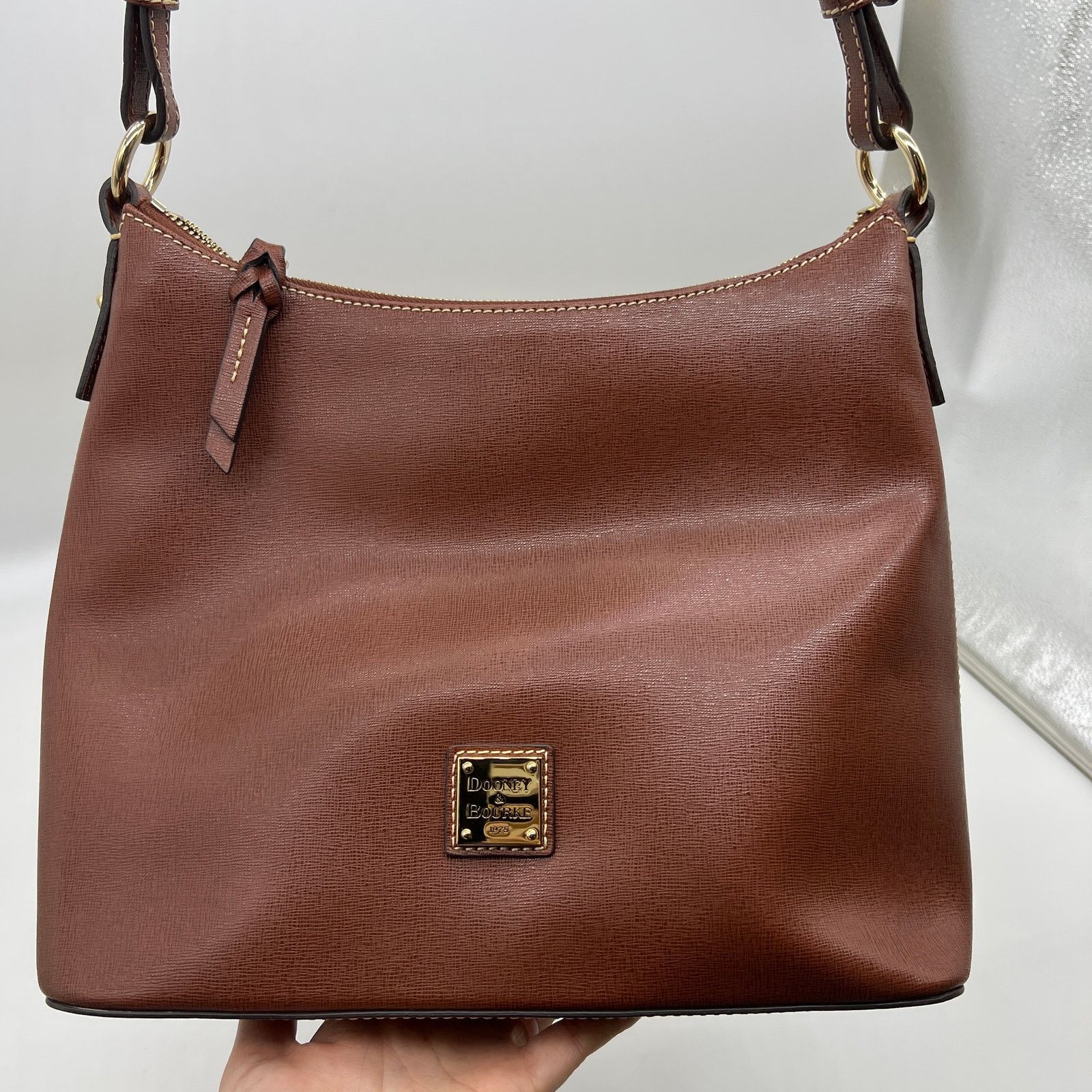 Dooney & Bourke Dooney & Bourke Handbags Saffiano Leather Hobo Bags Size ONE SIZE - 1 Thumbnail