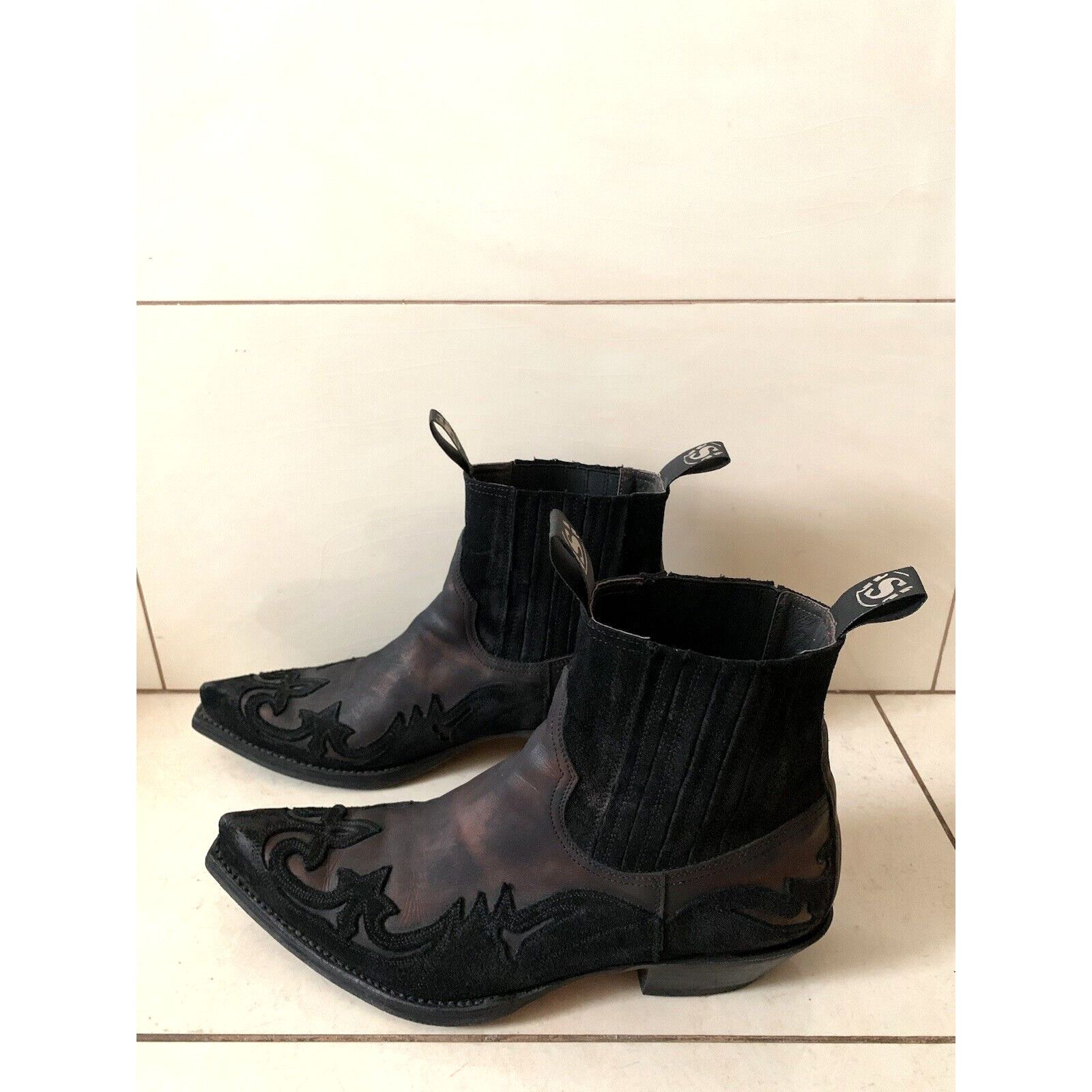 Sendra Men's SENDRA Cowboy Leather Boots Bronze EU 45 UK 10 US 10.5 Size US 10.5 / EU 43-44 - 1 Thumbnail