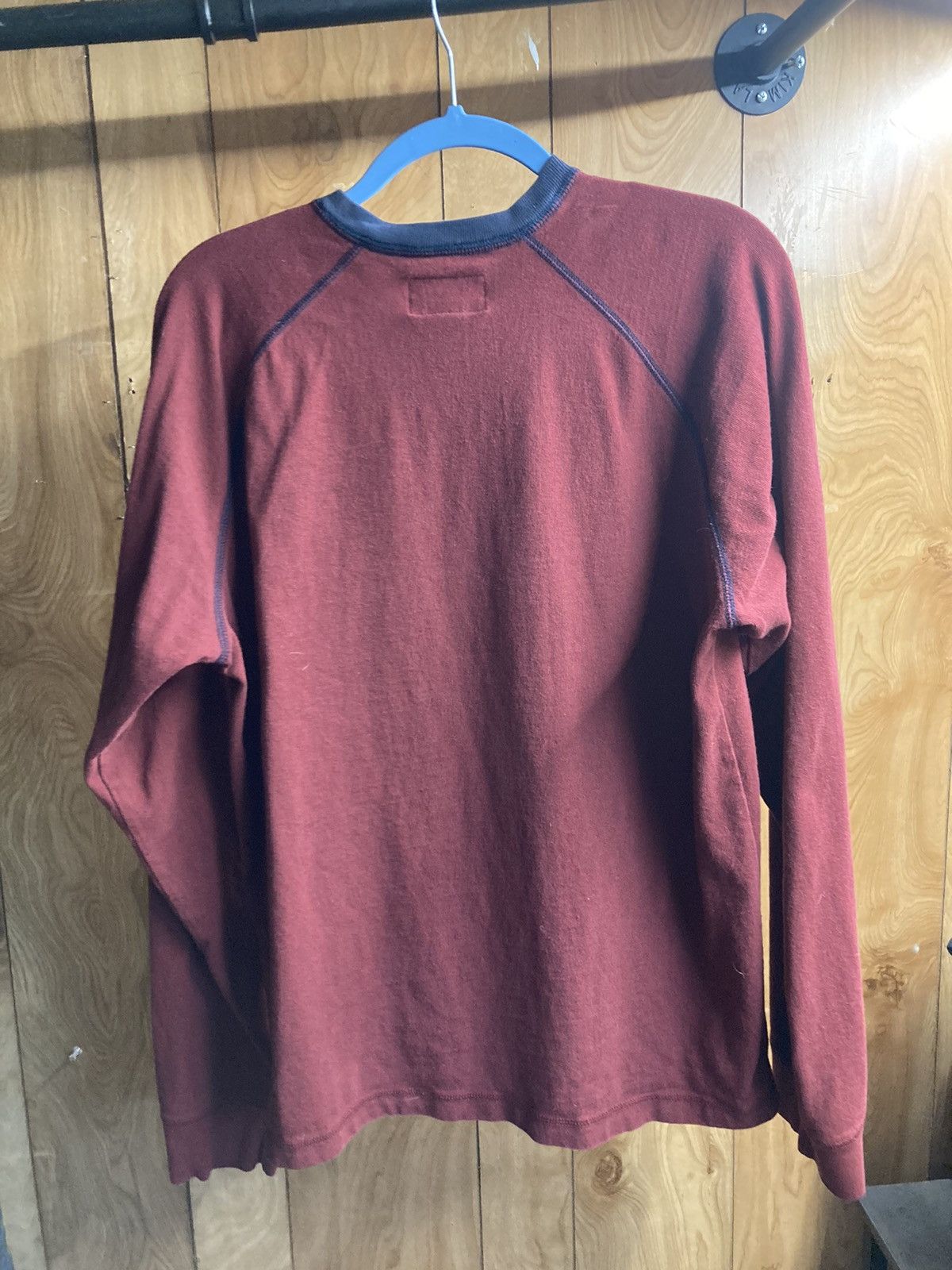 Abercrombie & Fitch Abercrombie & Fitch Red Longsleeve Blank Size US XL / EU 56 / 4 - 2 Thumbnail