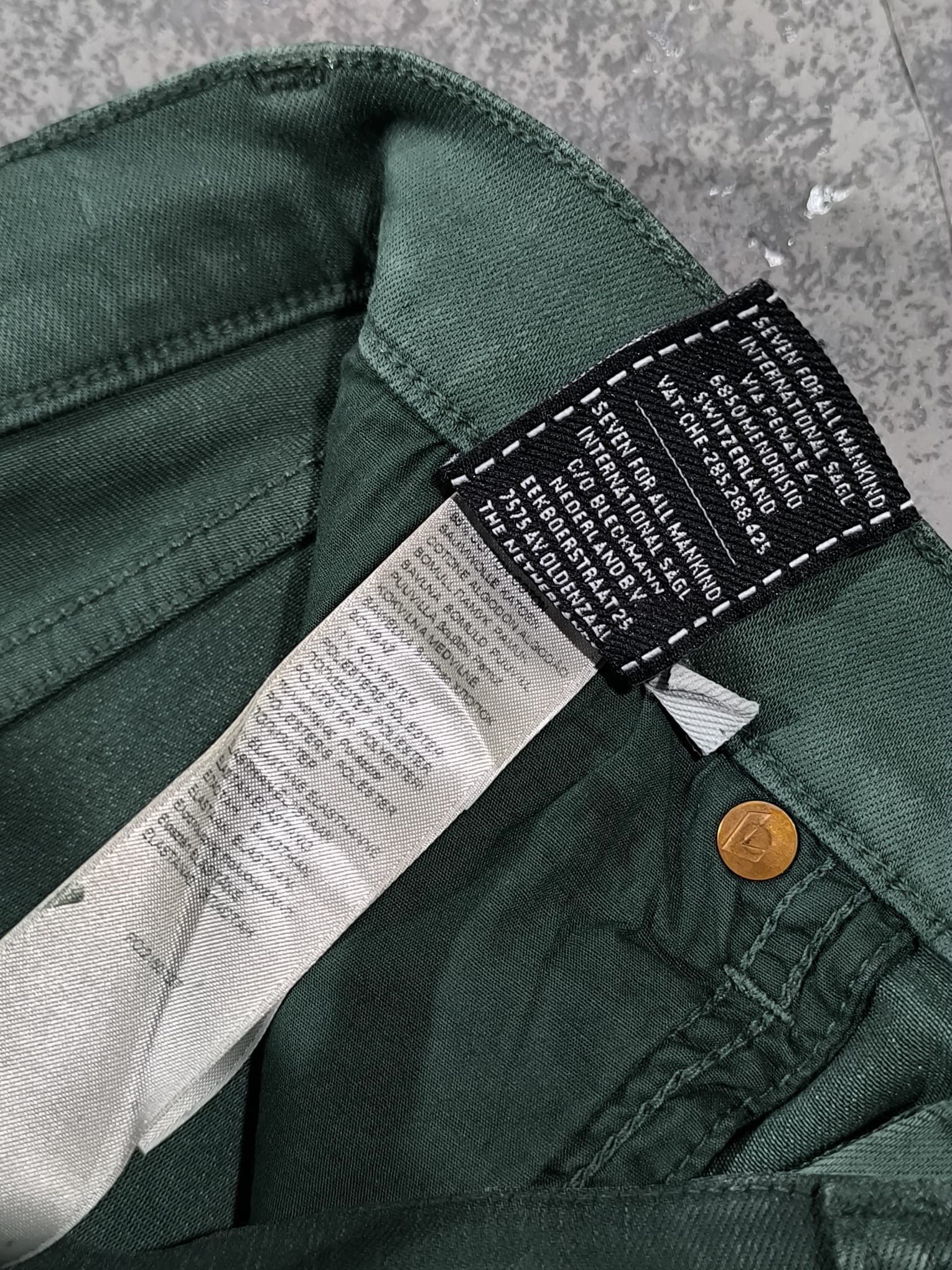 7 For All Mankind hedi slimane type skinny slim coated waxed jeans Size 27" / US 4 / IT 40 - 10 Thumbnail
