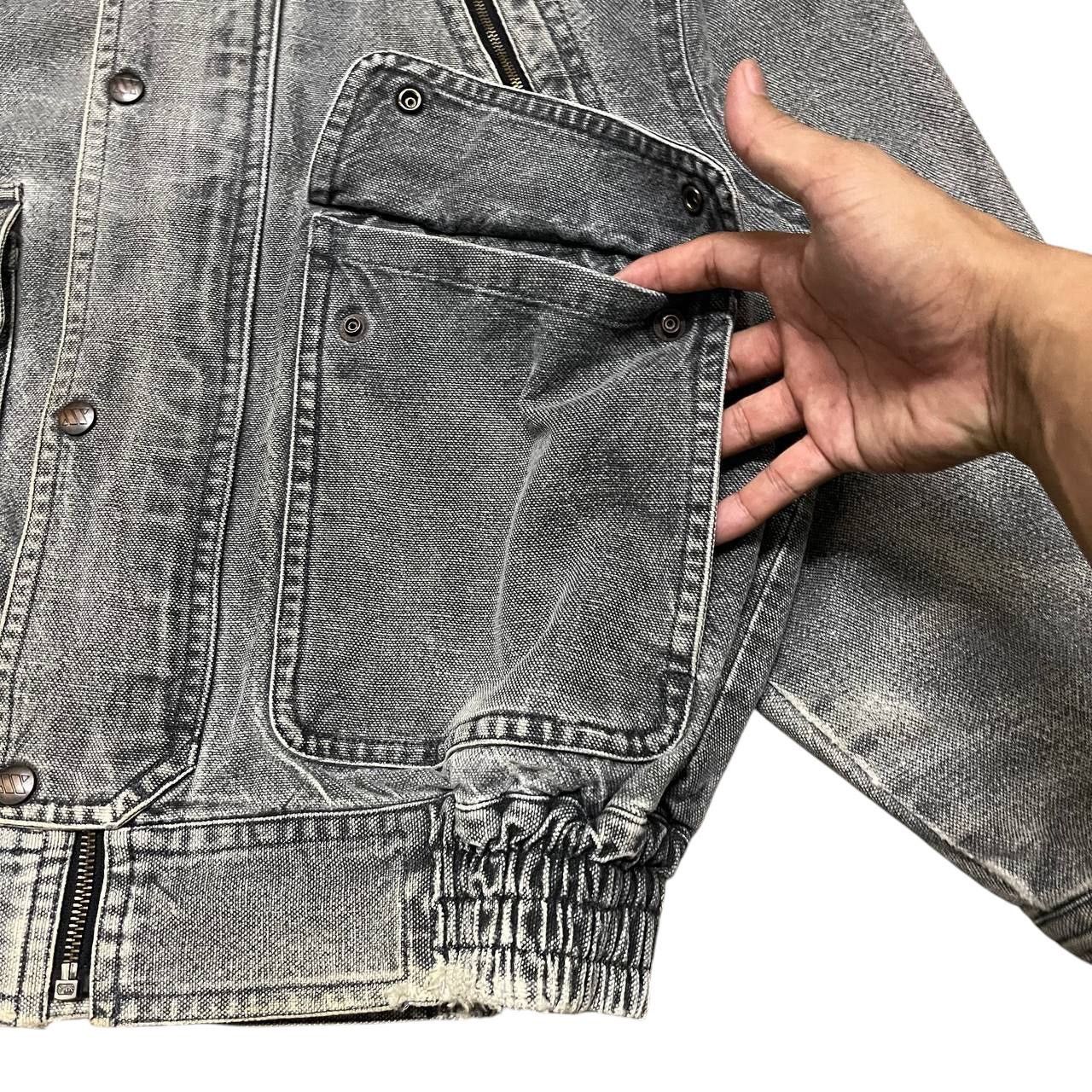 Japanese Brand Vintage IXI:Z Denim Jacket Emergency Pocket Distressed Size US M / EU 48-50 / 2 - 9 Thumbnail