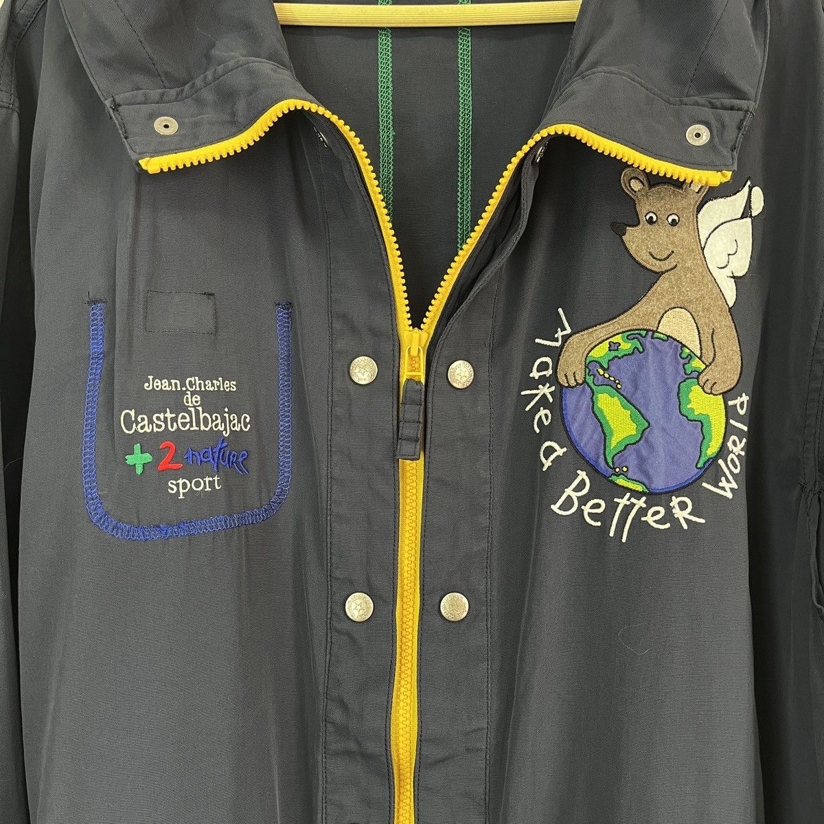 Jean Charles De Castelbajac Vintage Castelbajac Light Hoodie Jacket Size US L / EU 52-54 / 3 - 9 Thumbnail