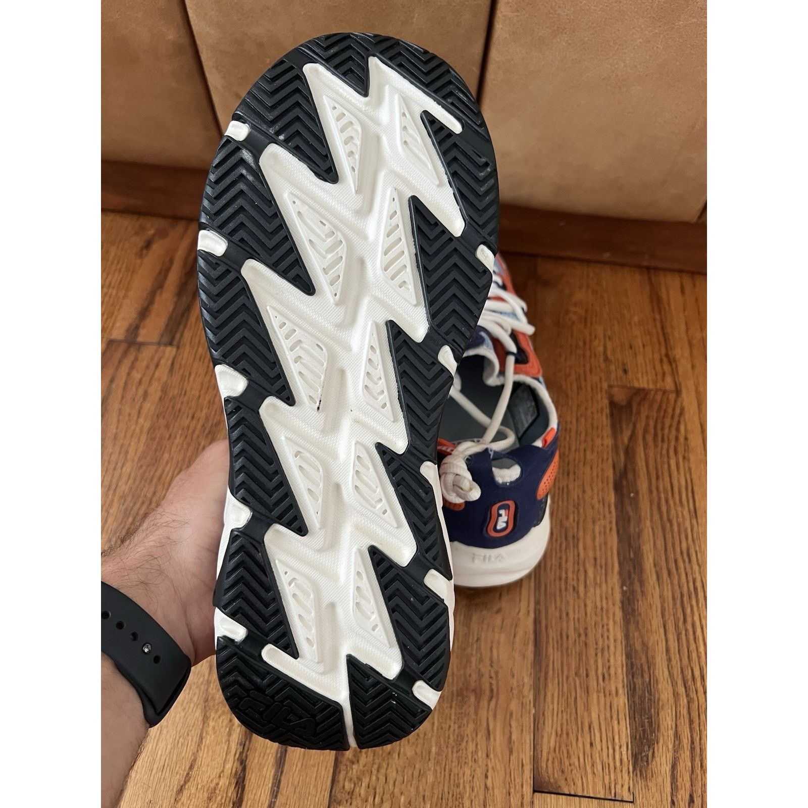 Fila Fila Ray Tracer EVO 2 1RM02033-438 Mens White/Blue /Orange Size US 10 / EU 43 - 5 Thumbnail