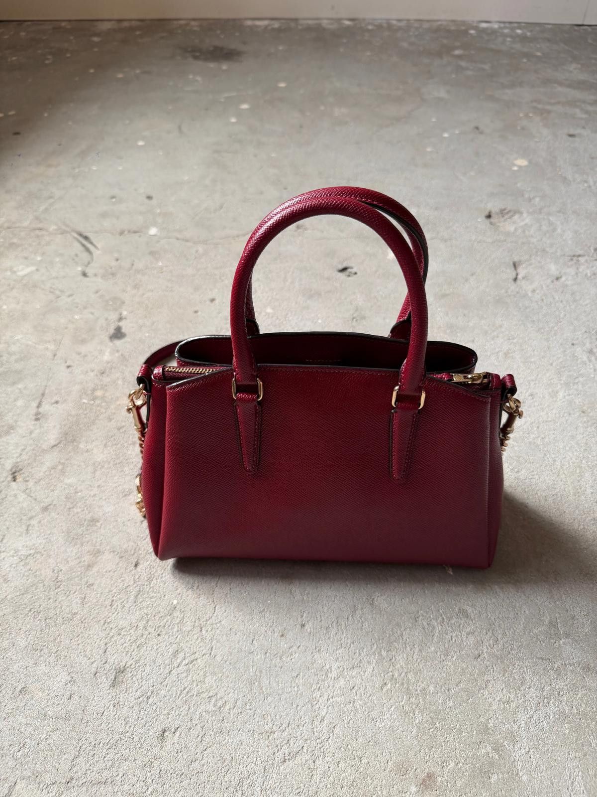 Coach Coach 2Way Sage Carryall Shoulder Bag Ruby Red Size ONE SIZE - 7 Thumbnail
