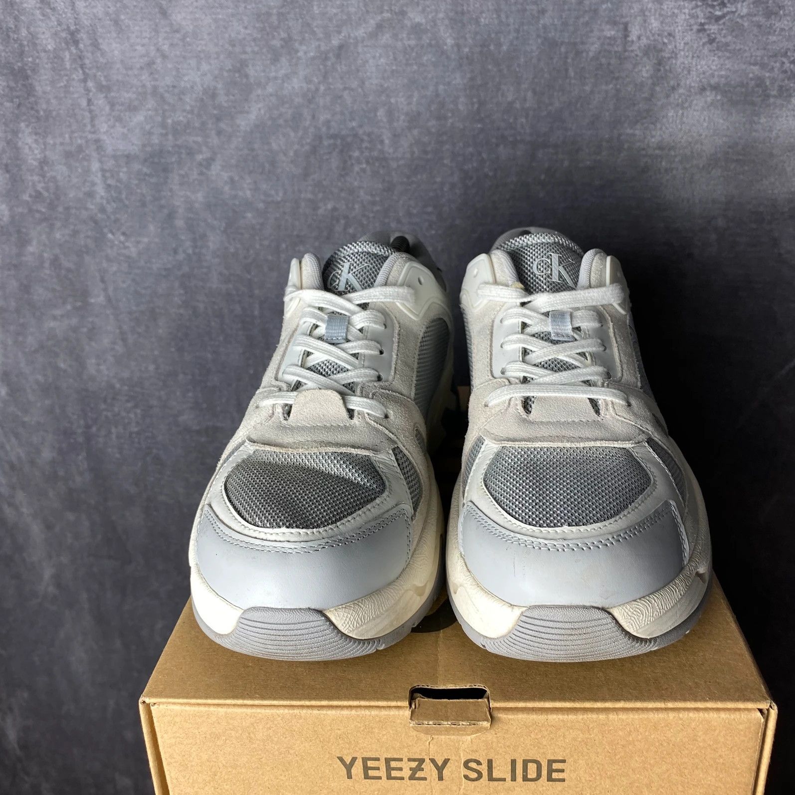 Calvin Klein Calvin Klein Jeans Chunky Runner Vibram Leather mix Size US 10 / EU 43 - 6 Thumbnail