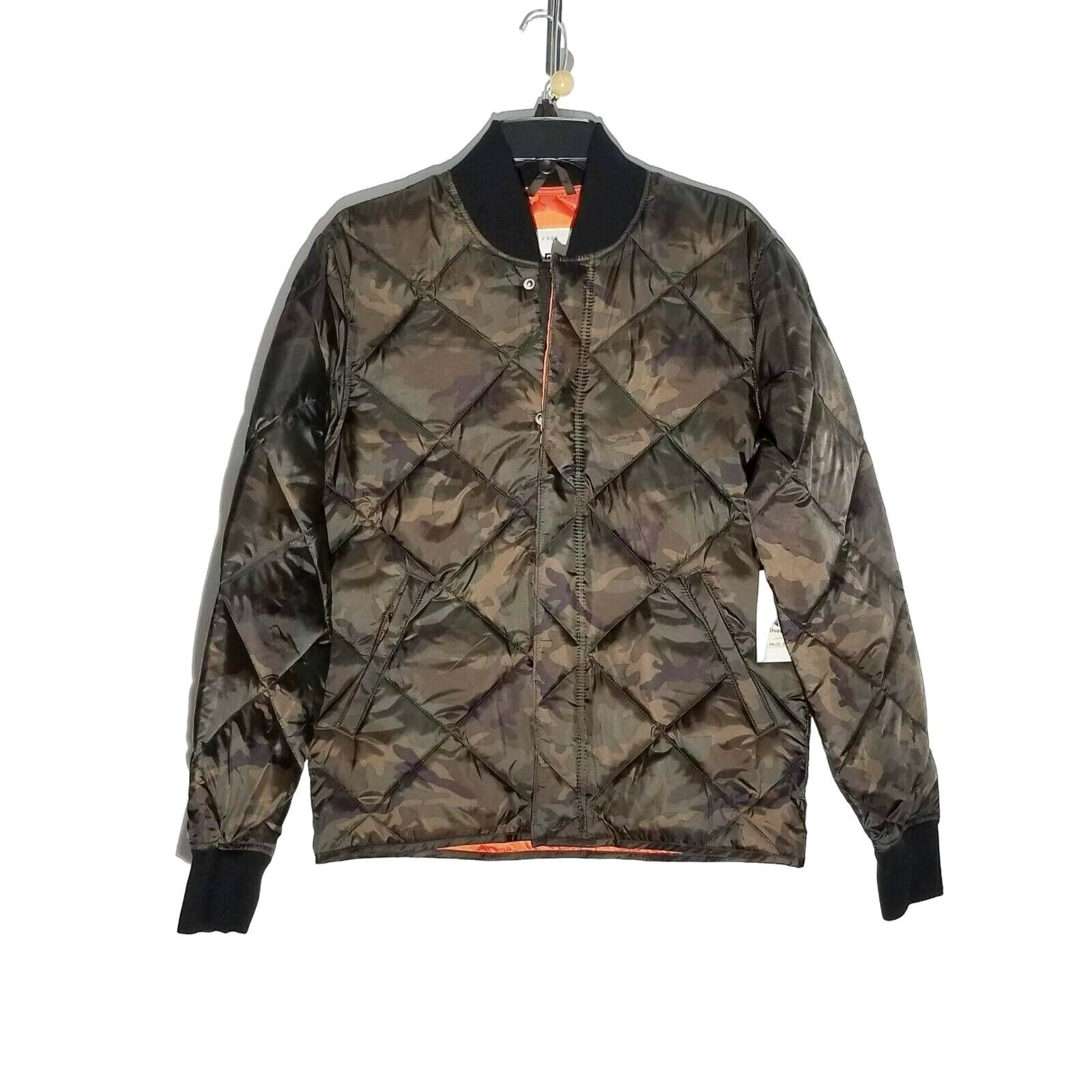 Other ⭐Men's QUILTED Jacket Sz S Free Assembly Camo Green Full Zip Size US S / EU 44-46 / 1 - 3 Thumbnail
