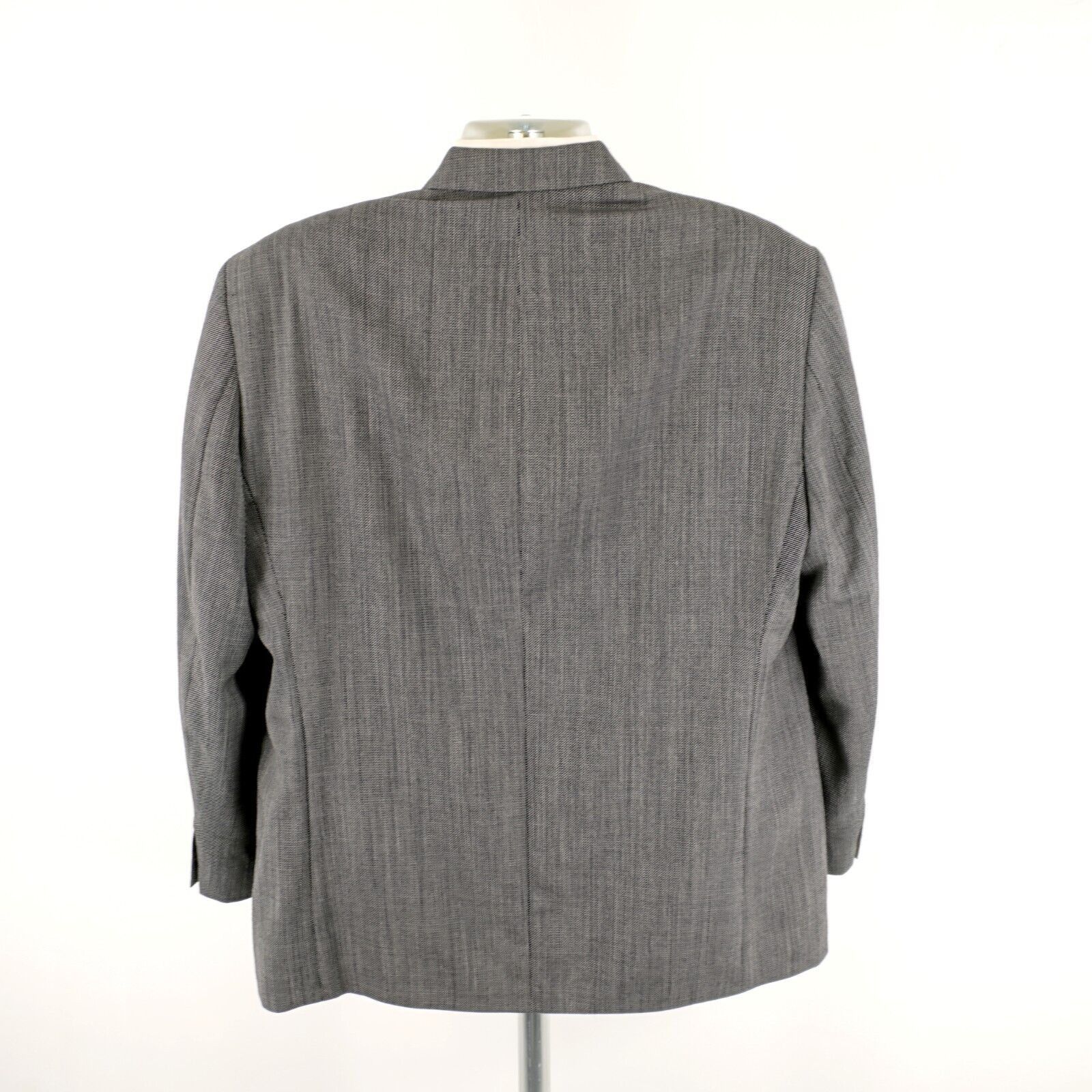 Calvin Klein Calvin Klein Lord & Taylor White Black Check Textured Wool 2 Size 44S - 7 Thumbnail