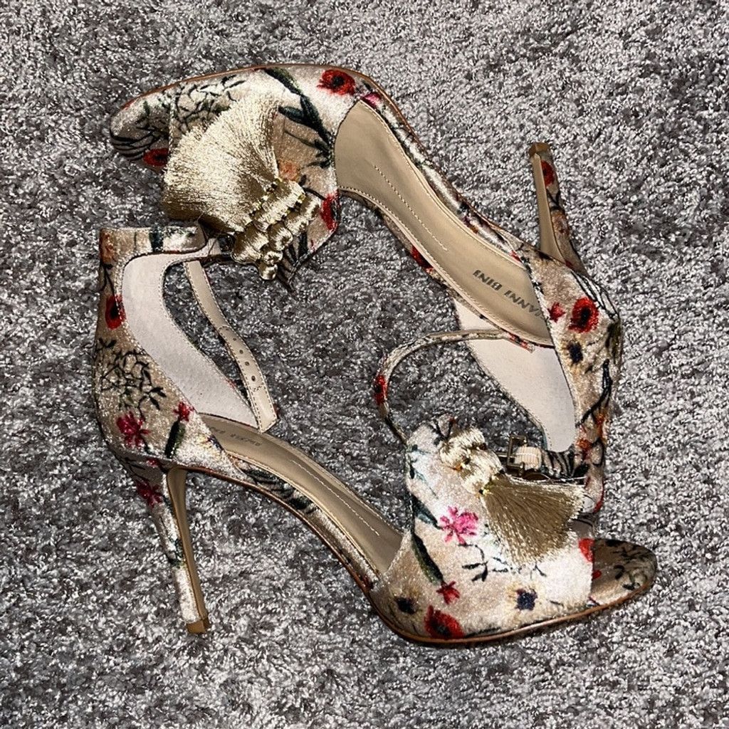 Unknown London Gianni Bini Marrako Natural Heels - W 10 Size US 10 / IT 40 - 4 Thumbnail