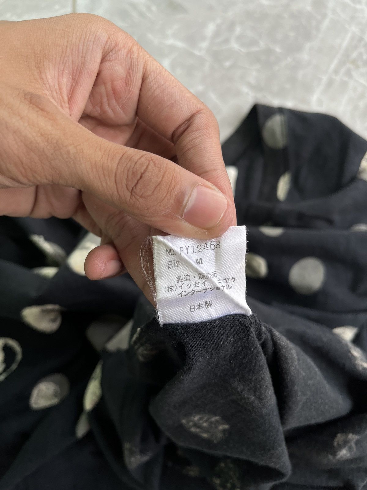 Issey Miyake Plantation By Issey Miyake Polkadot Longsleeve Size M / US 6-8 / IT 42-44 - 6 Thumbnail