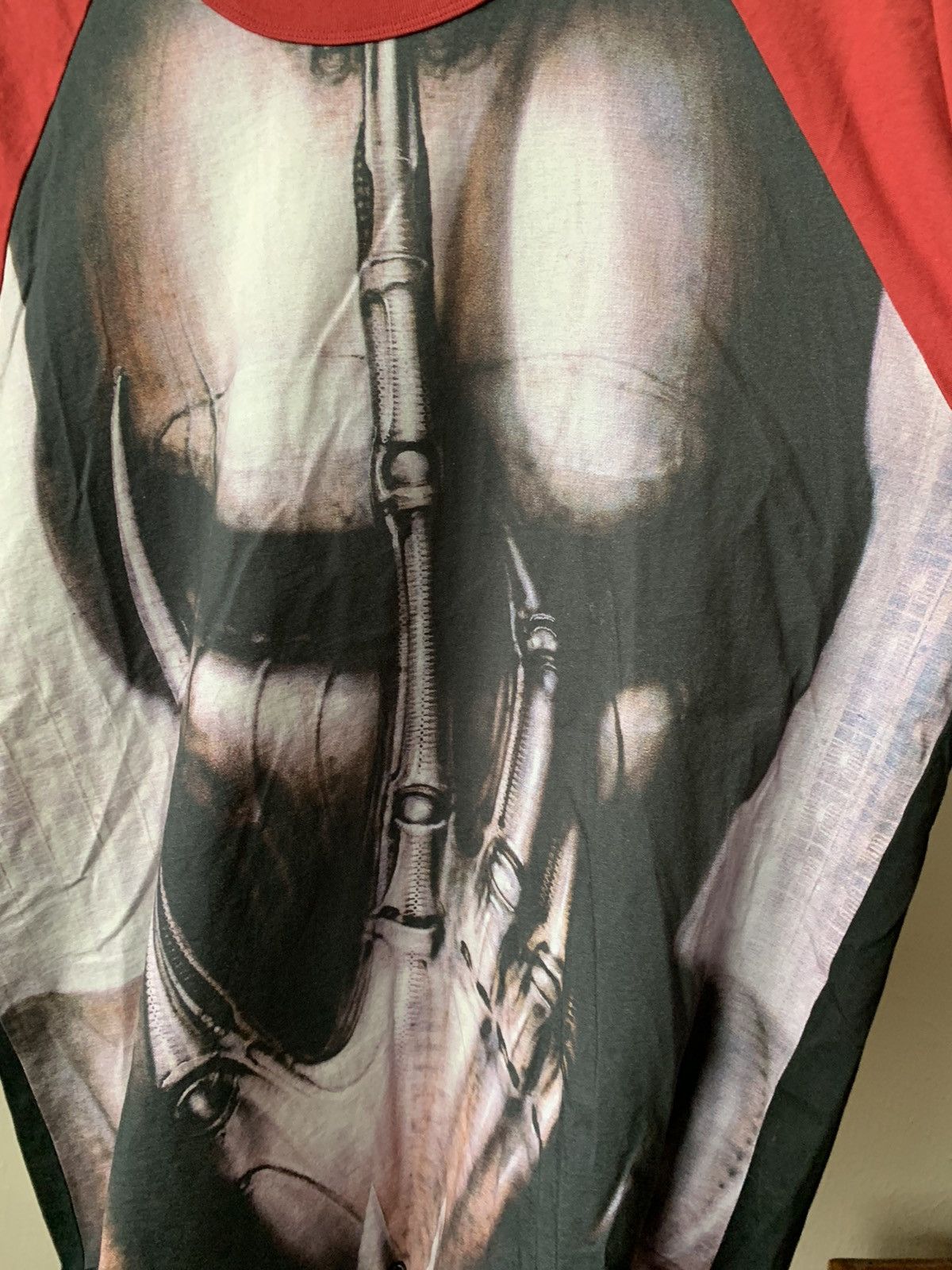 Supreme H.R. Giger Raglan L/S Top White Men's - FW23 - US