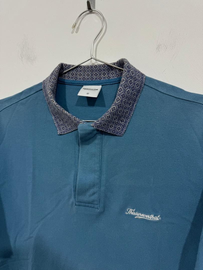 thisisneverthat Thisisneverthat Blue Polo Tee Size US S / EU 44-46 / 1 - 2 Thumbnail