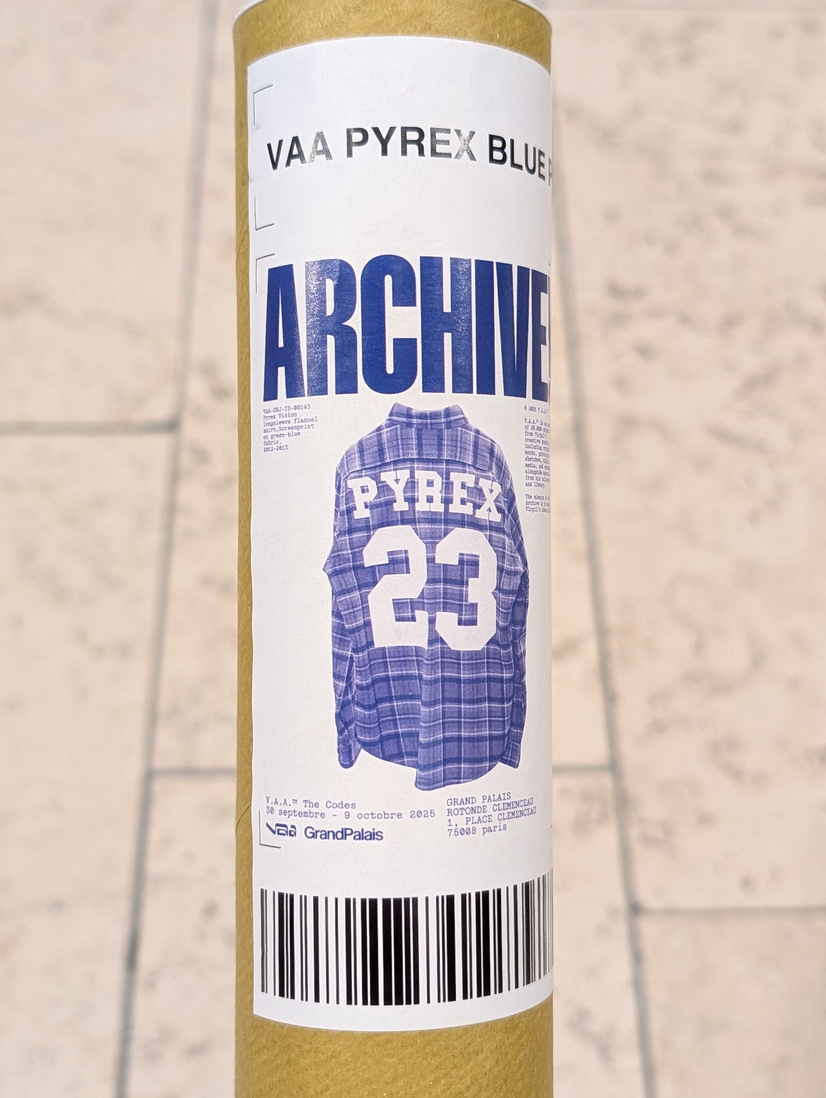 Virgil Abloh Poster PYREX vaa colette NIKE OFF WHITE