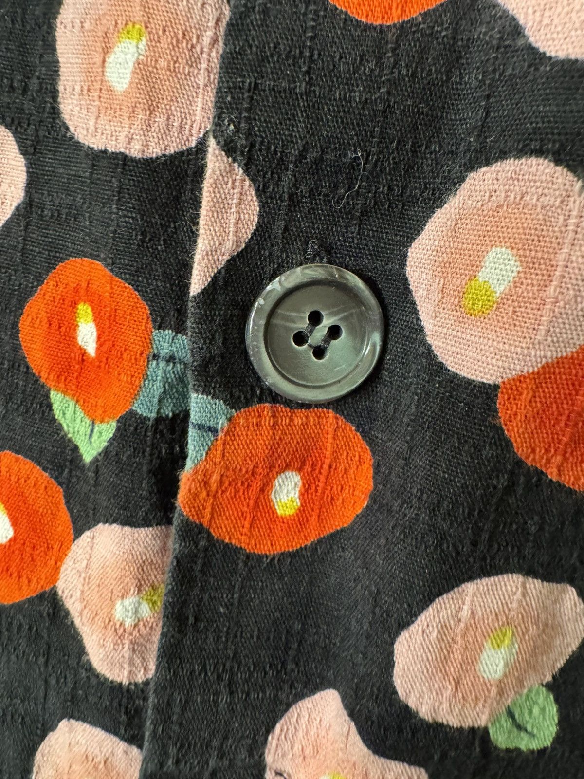 Raf Simons RAF SIMONS ‘floral’ button up short sleeve shirt Size US M / EU 48-50 / 2 - 4 Thumbnail