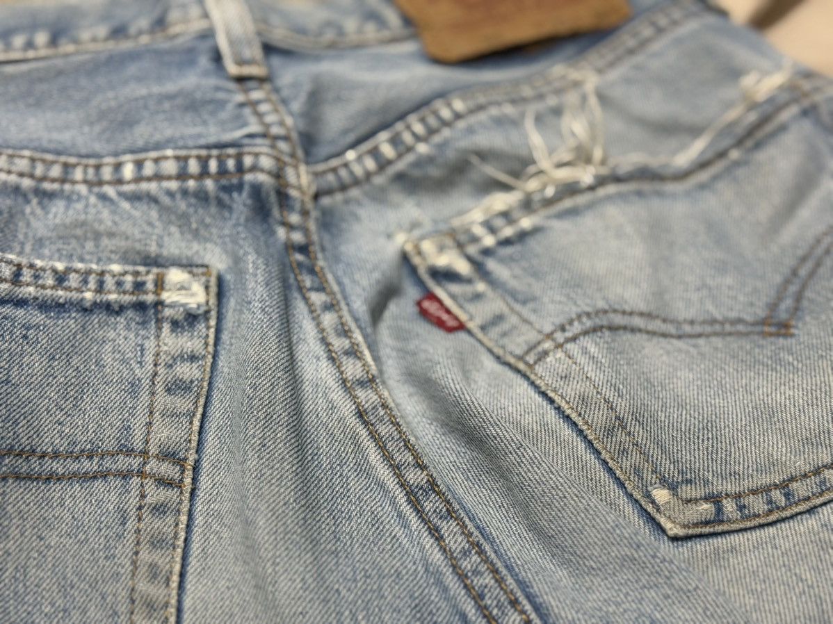 Levi's Vintage 90s Levi's 501 Redline Selvedge Made in USA Size US 28 / EU 44 - 21 Thumbnail