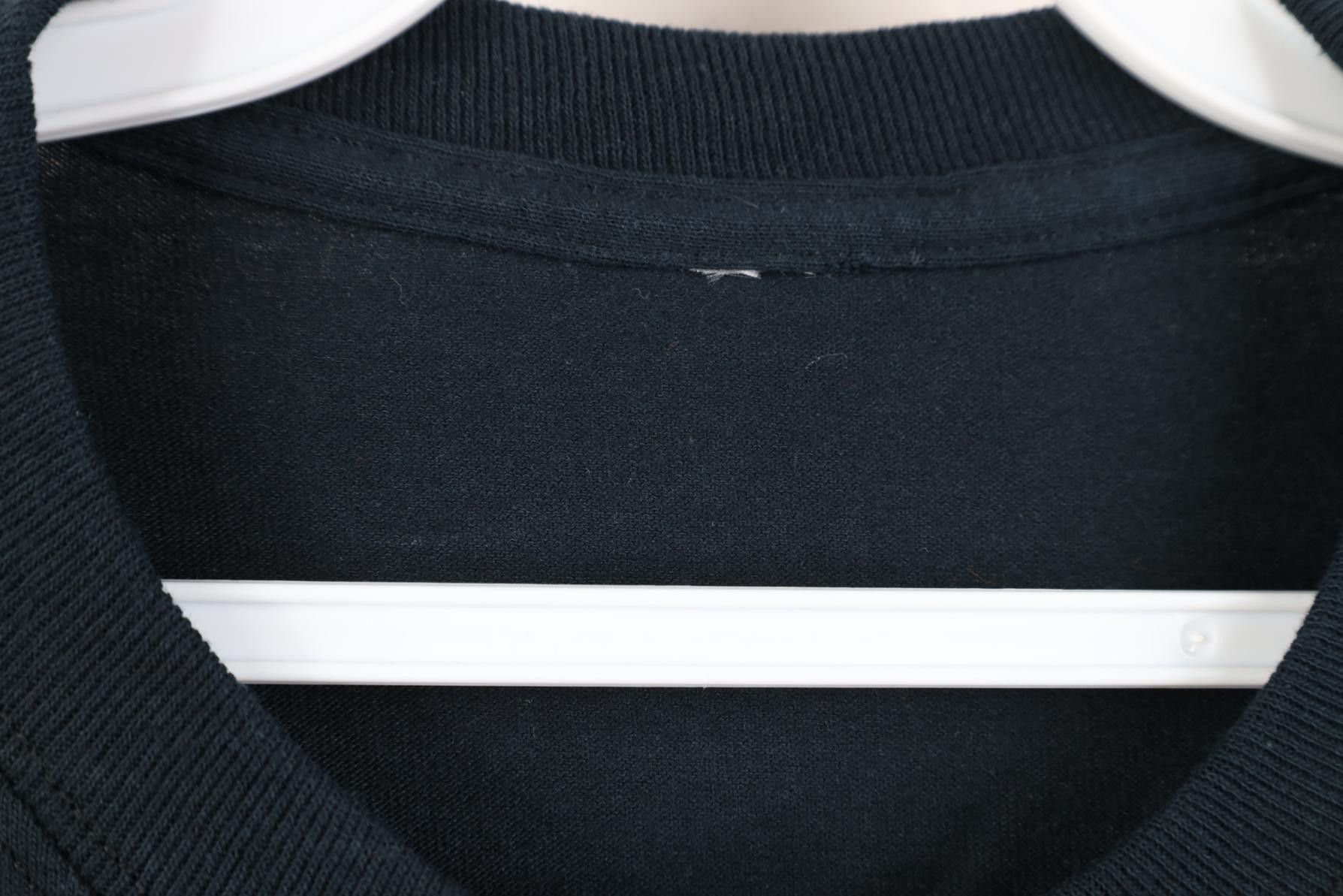 Vintage Vintage 90s Y2K Streetwear Cotton Long Sleeve T-Shirt Black Size US S / EU 44-46 / 1 - 4 Thumbnail