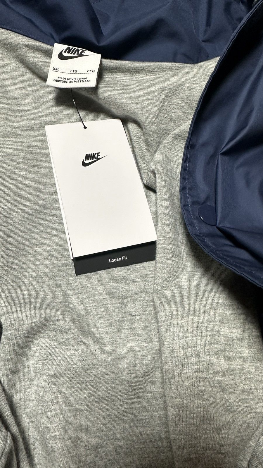 Nike NEW Size 2XL Nike Coach Jacket Midnight Navy W/ Lightning Size US XXL / EU 58 / 5 - 5 Thumbnail