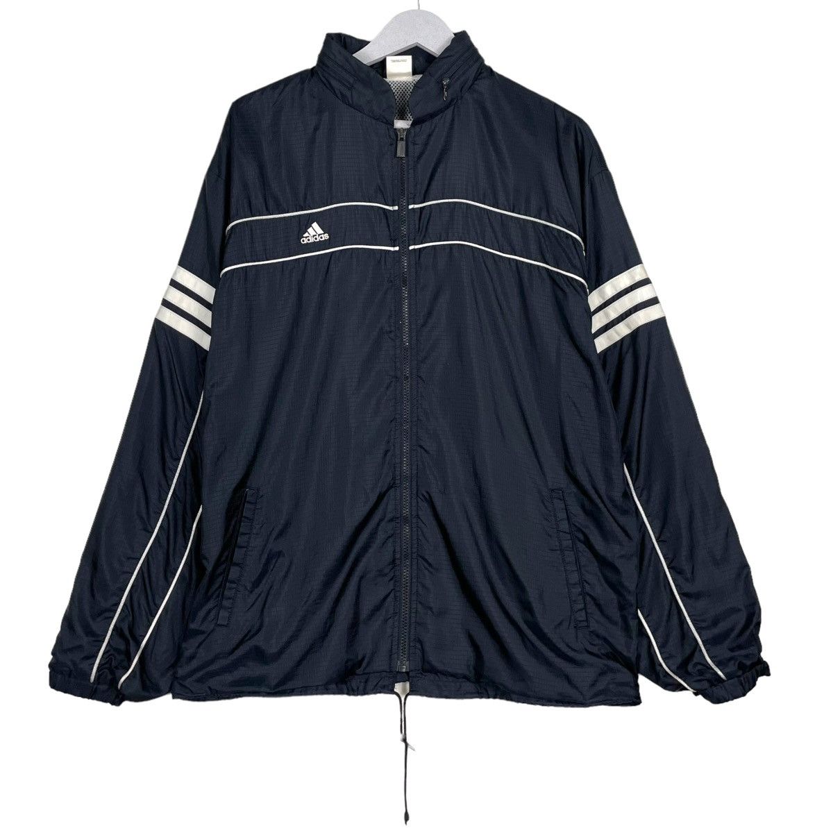 Adidas × RUN DMC × Vintage 💥90s ADIDAS EQUIPMENT LIGHT ZIPPER NYLON WINDBREAKER Size US L / EU 52-54 / 3 - 1 Thumbnail