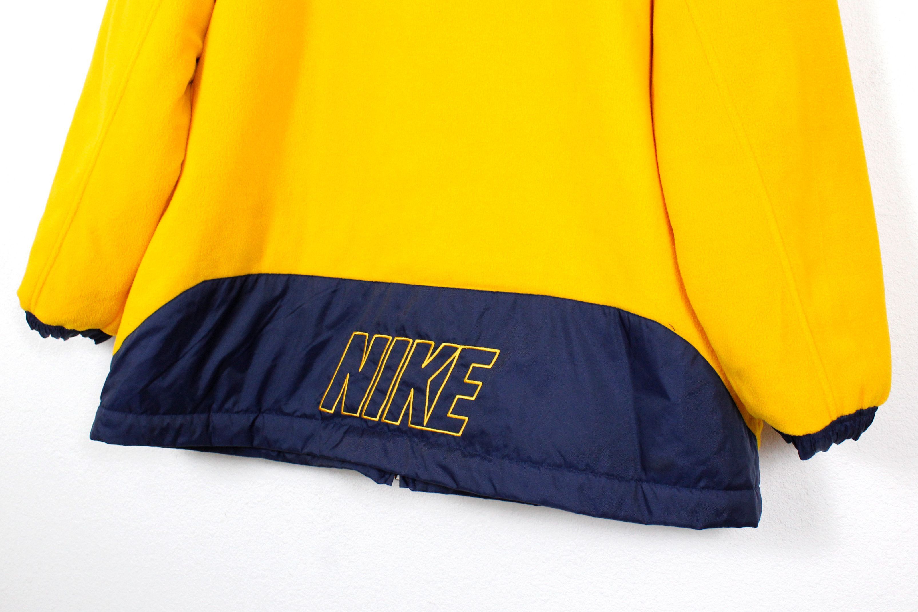 Nike Vintage 90s Nike Big Swoosh Logo Reversible Nylon Parka 90s Size US XXL / EU 58 / 5 - 12 Thumbnail