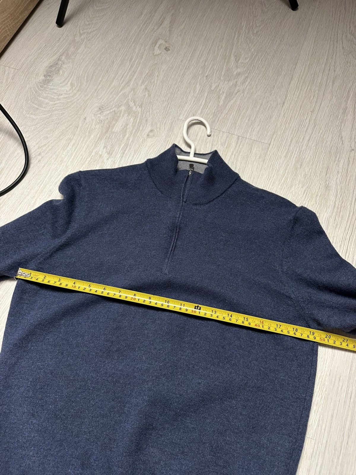 Gran Sasso Gran Sasso Wool Lana Wool half zip sweater Size US M / EU 48-50 / 2 - 8 Thumbnail