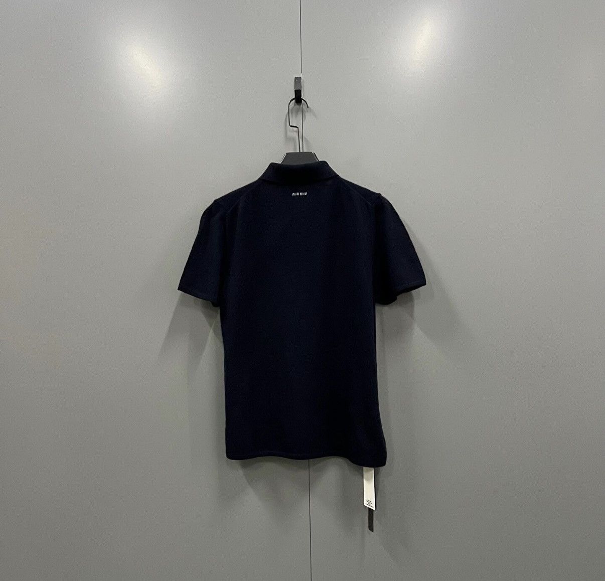 Miu Miu Miu Miu Short-Sleeve Cashmere Polo J41 Size M / US 6-8 / IT 42-44 - 2 Thumbnail