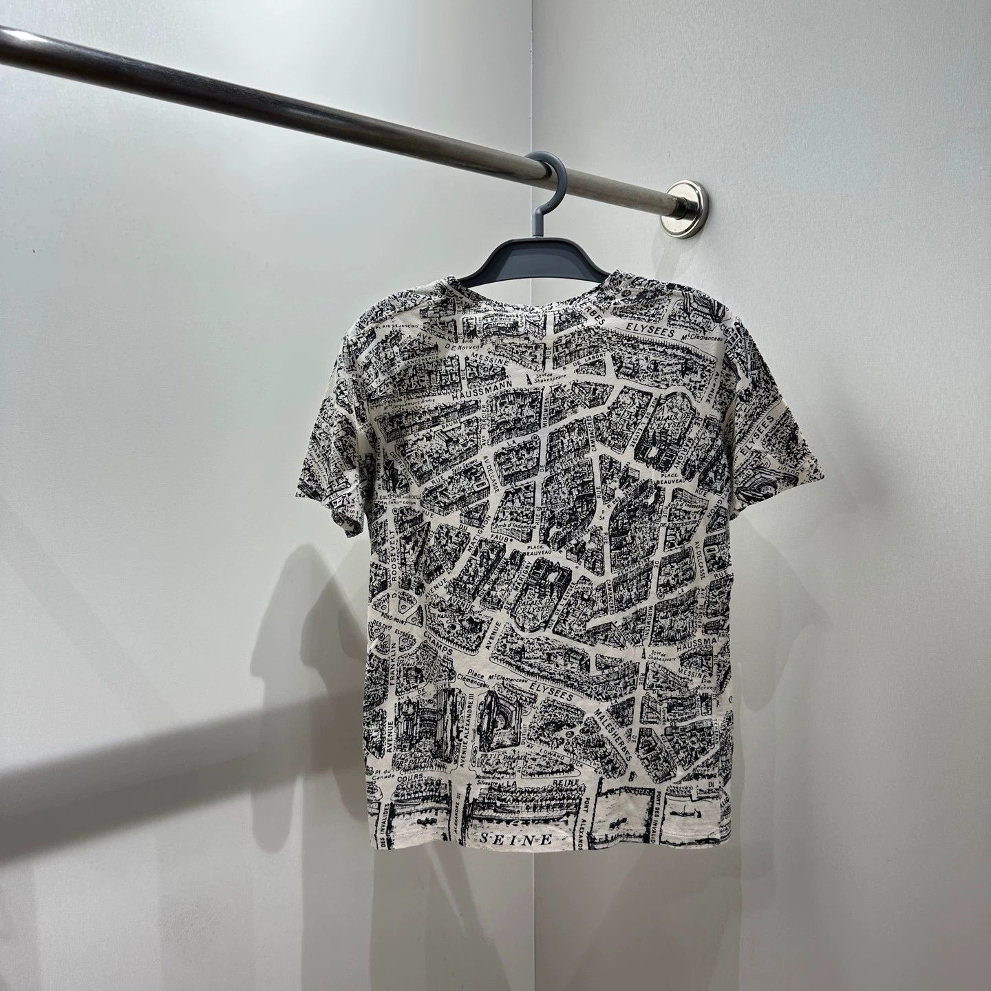 Christian Dior Monsieur Christian Dior mar560 Paris Map short Tee S Size S / US 4 / IT 40 - 2 Thumbnail