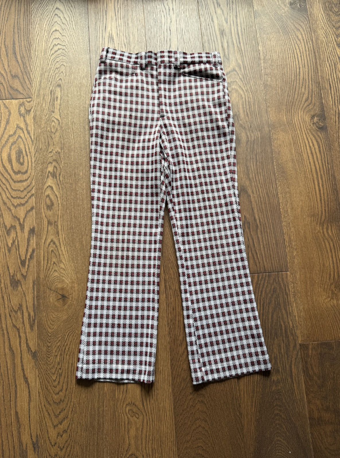 Vintage Vintage 70s Sears King's Road Double Knit Patterned Trousers Size US 32 / EU 48 - 1 Thumbnail