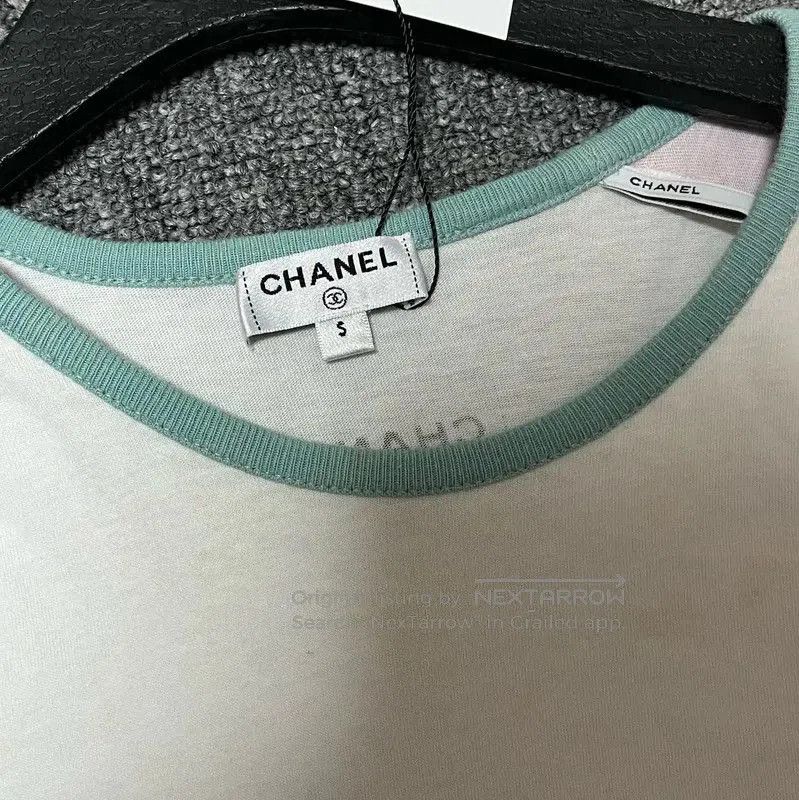 Chanel Chanel Summer White Cotton T-Shirt . Size S / US 4 / IT 40 - 4 Thumbnail