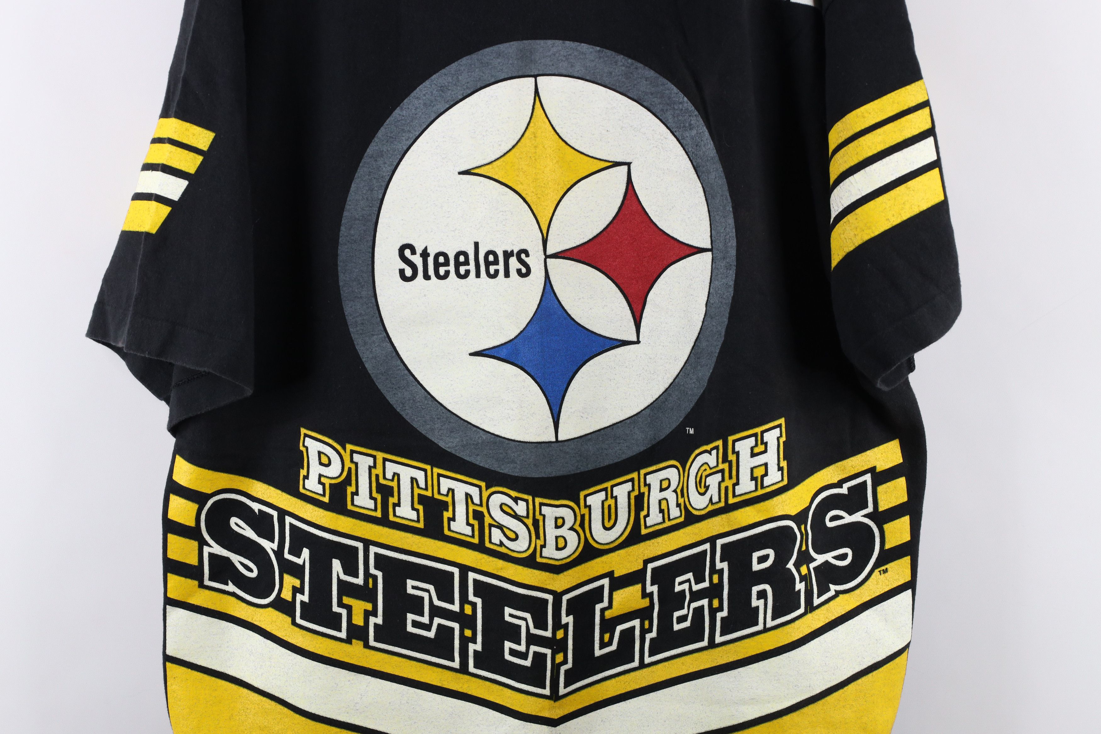 Vintage Vintage 90s Print Pittsburgh Steelers Football T-Shirt USA Size US XXL / EU 58 / 5 - 4 Thumbnail