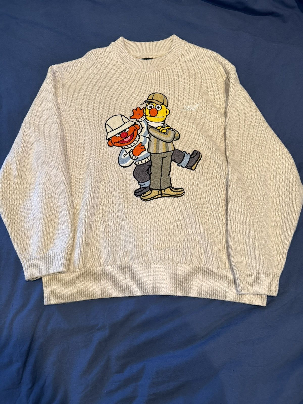 Kith Kith x Sesame Street Bert & Ernie Crewneck Sweater Medium Size US M / EU 48-50 / 2 - 1 Thumbnail