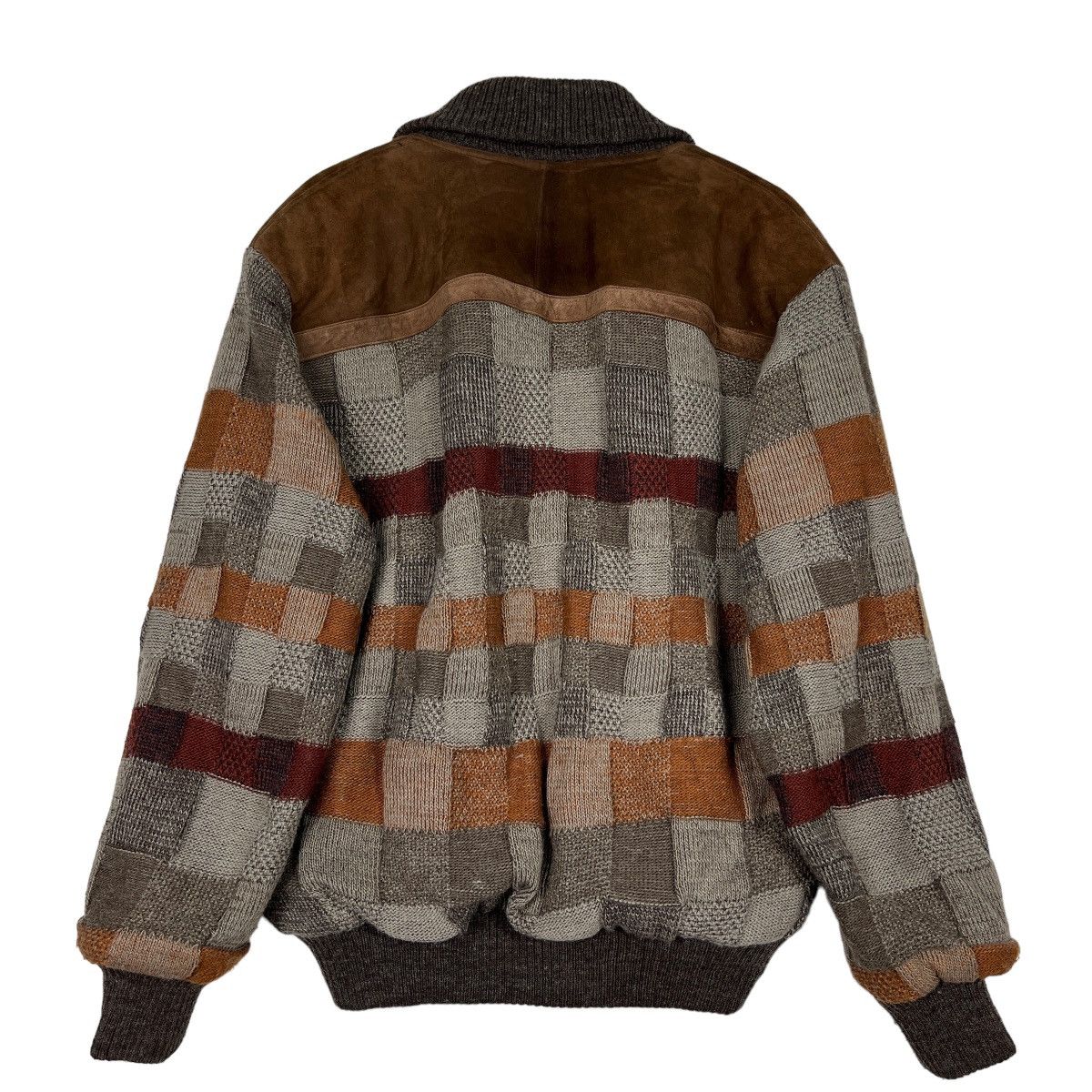 Japanese Brand 🔥 VINTAGE BI COLMAN PATCHWORK BOMBER JACKET Size US L / EU 52-54 / 3 - 8 Thumbnail