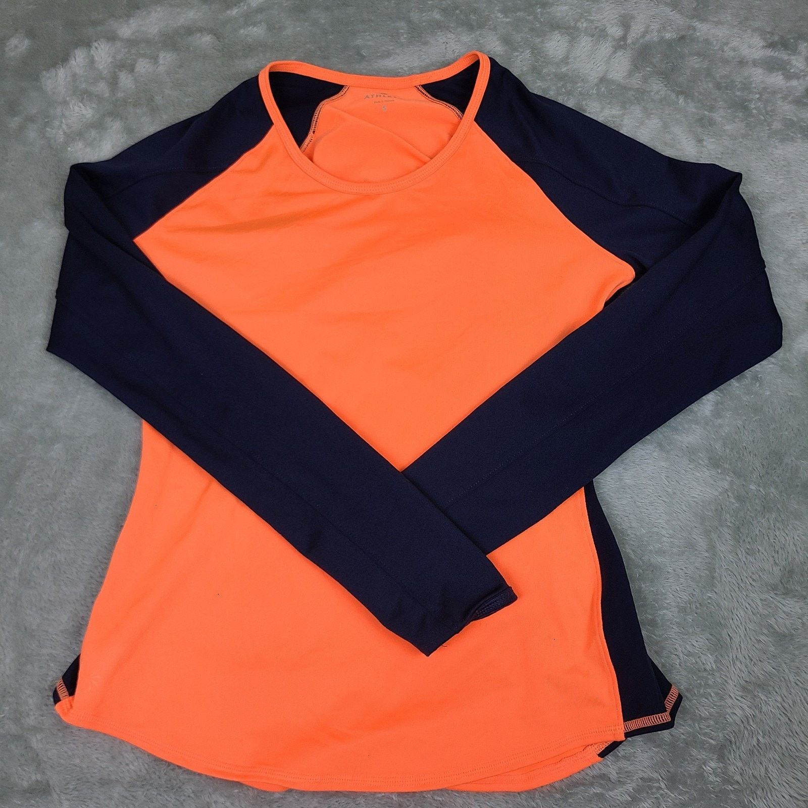 Athleta Athleta Running Wild Mix Crew, Cosmic Orange , Size Small Size S / US 4 / IT 40 - 1 Thumbnail