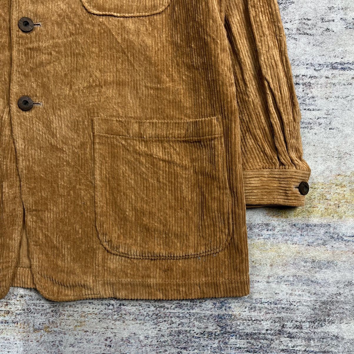 Vintage × Yohji Yamamoto Vintage 90s Y’s for men yohji Yamamoto corduroy coat jacket Size US L / EU 52-54 / 3 - 4 Thumbnail